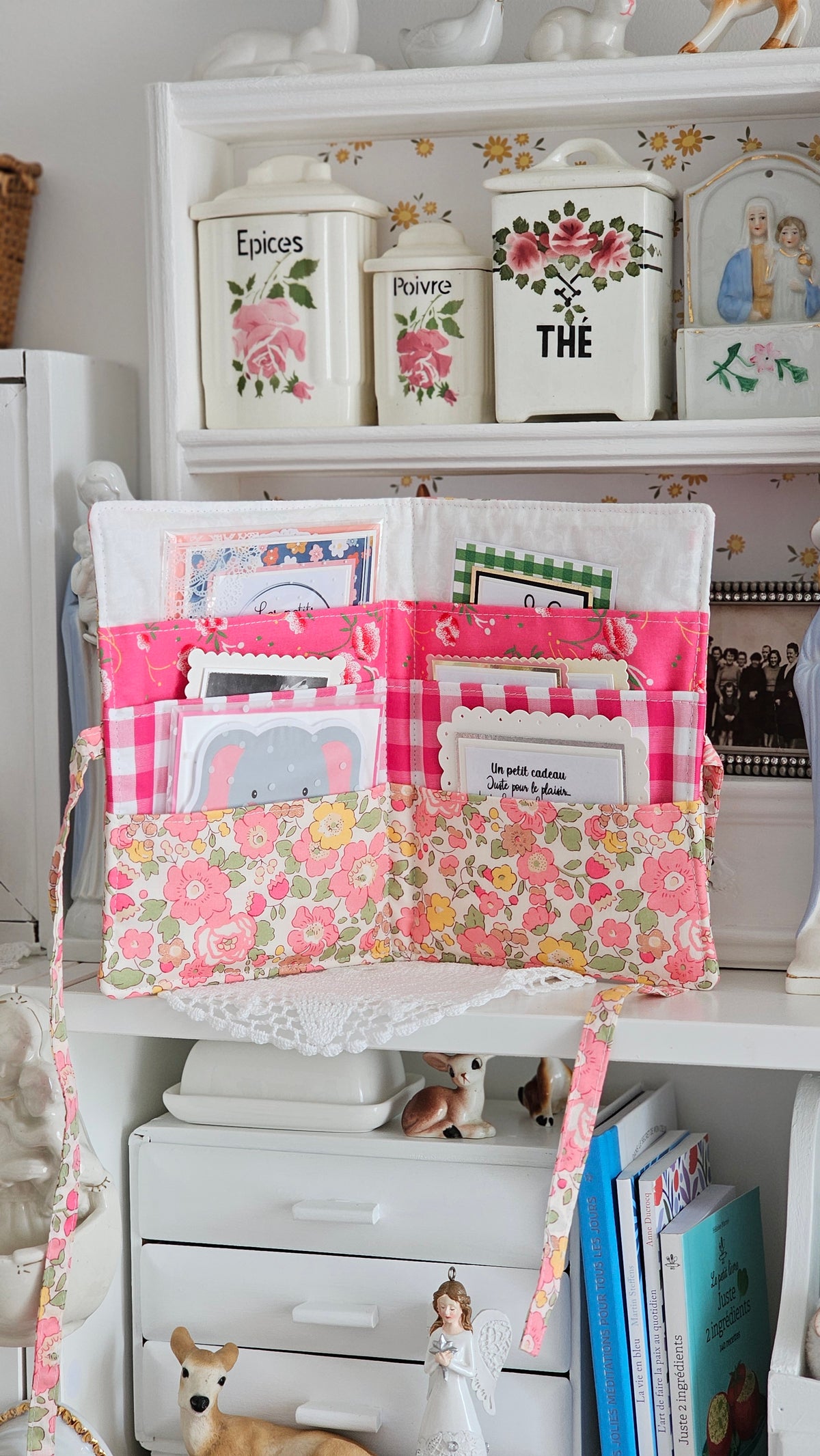 Pochettes liberty rose
