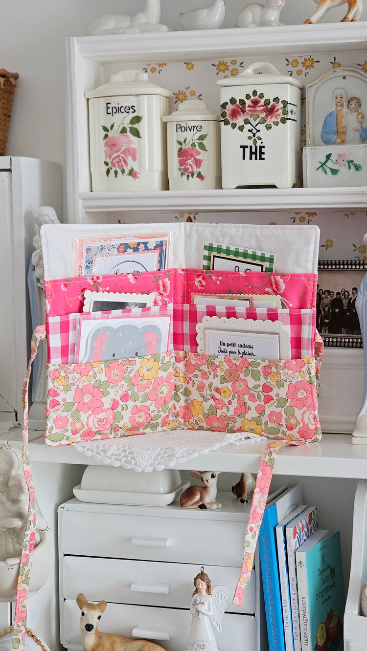 Pochettes liberty rose