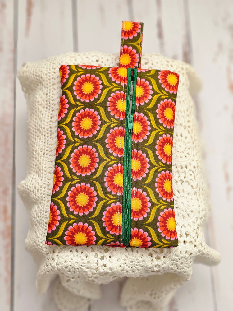 Trousse tissu effet vintage