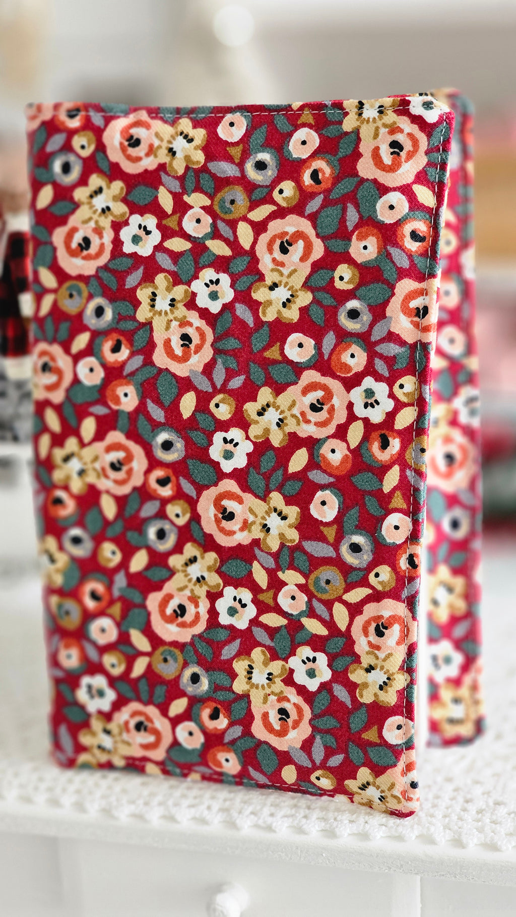 Housse tissu pour livre de poche