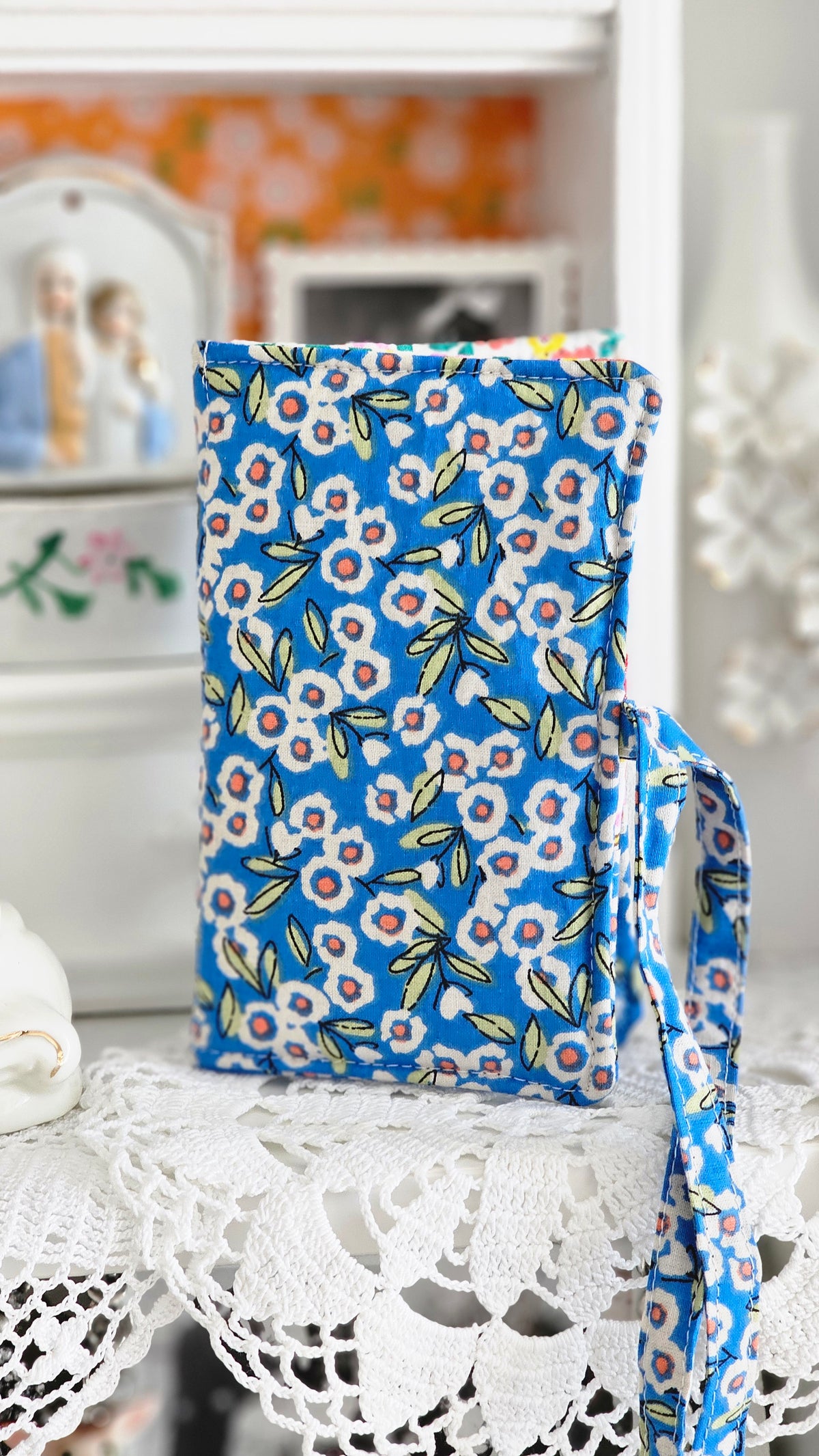Porte sachets de thé en tissu