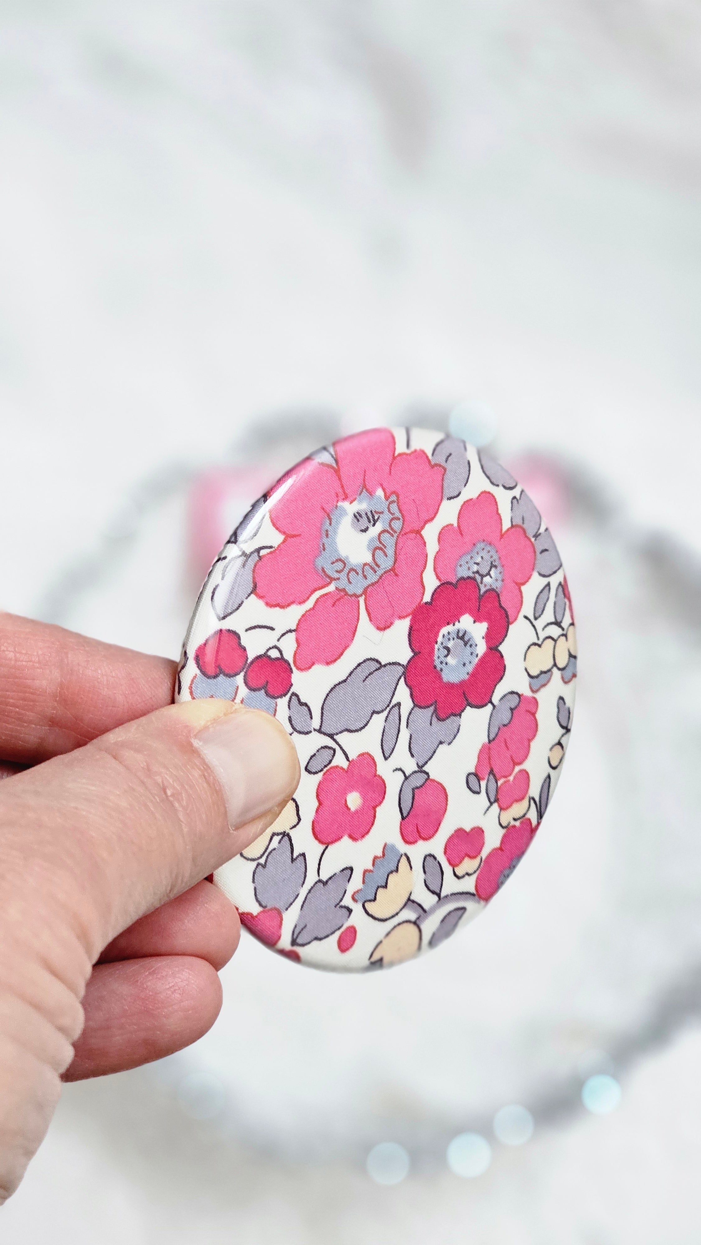 Miroir de poche Liberty et carte