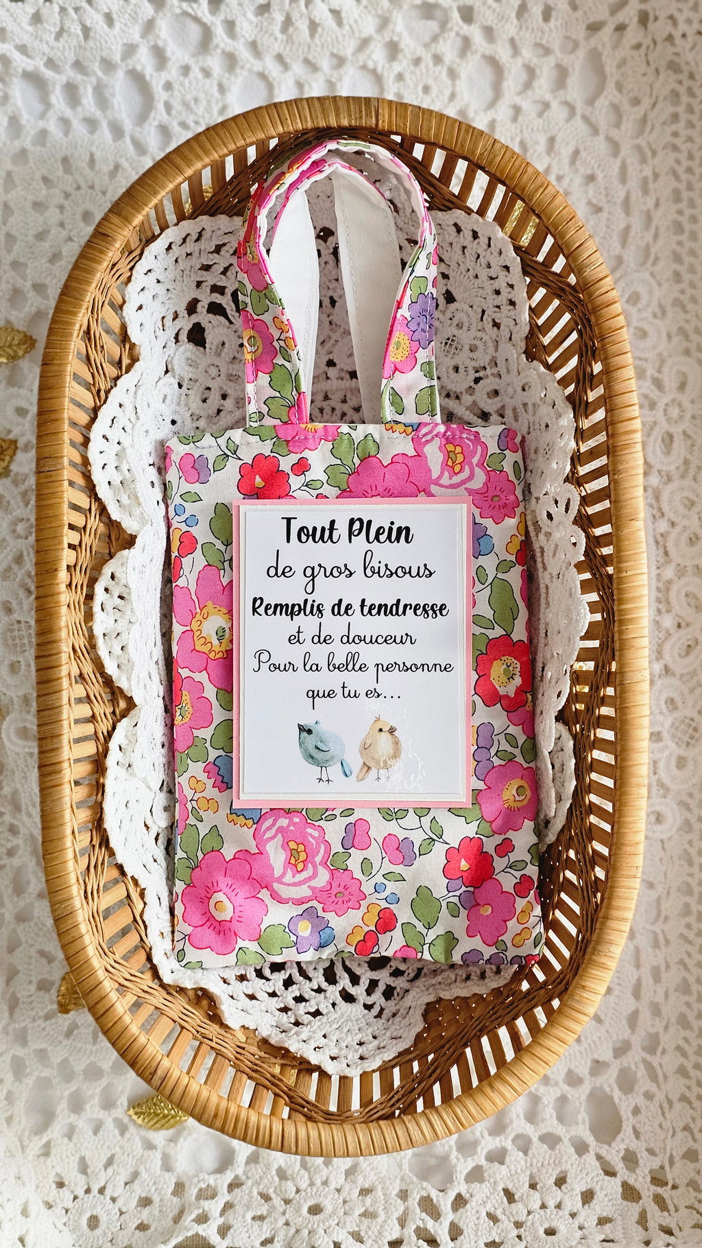 Mini tote bag et cartes