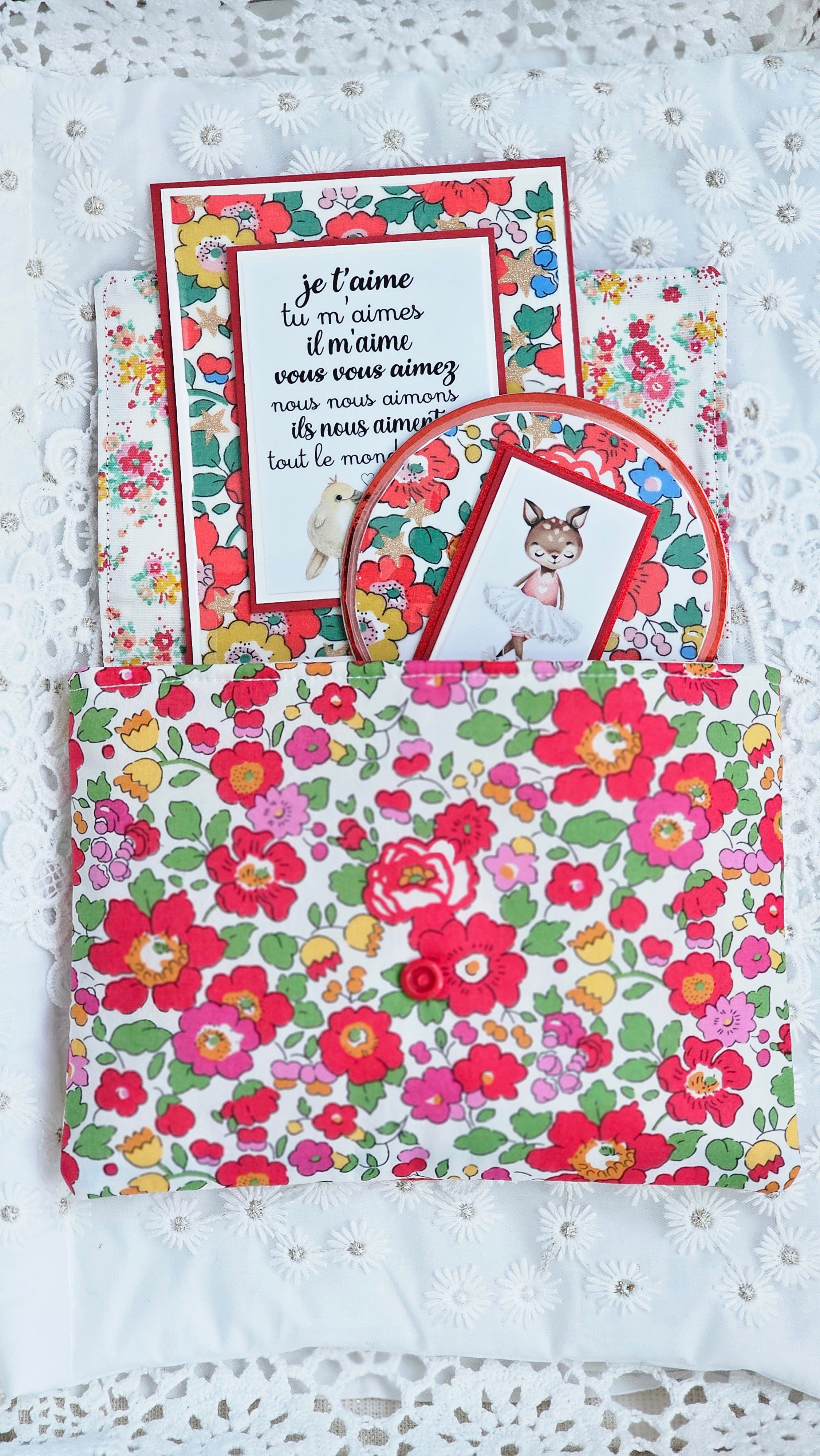 Pochette liberty et cartes