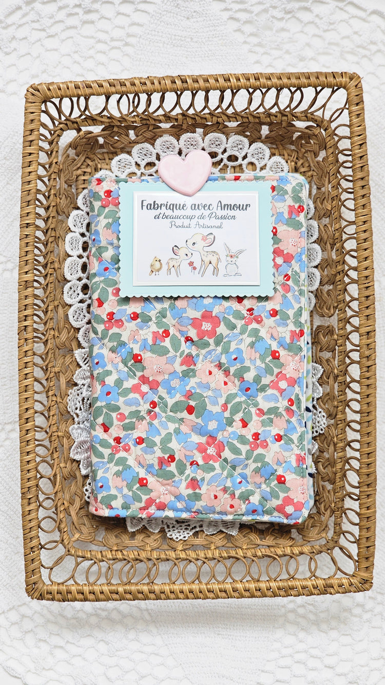 Housse tissu pour livre de poche