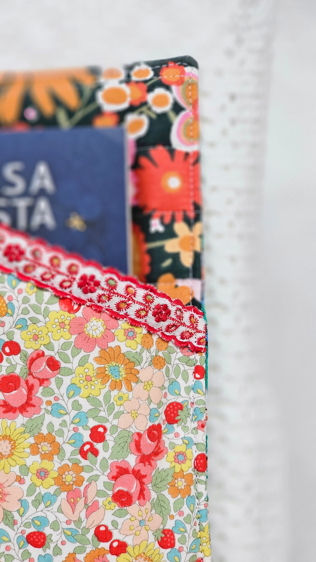 Pochette tissu livre de poche