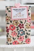 Housse tissu pour livre de poche