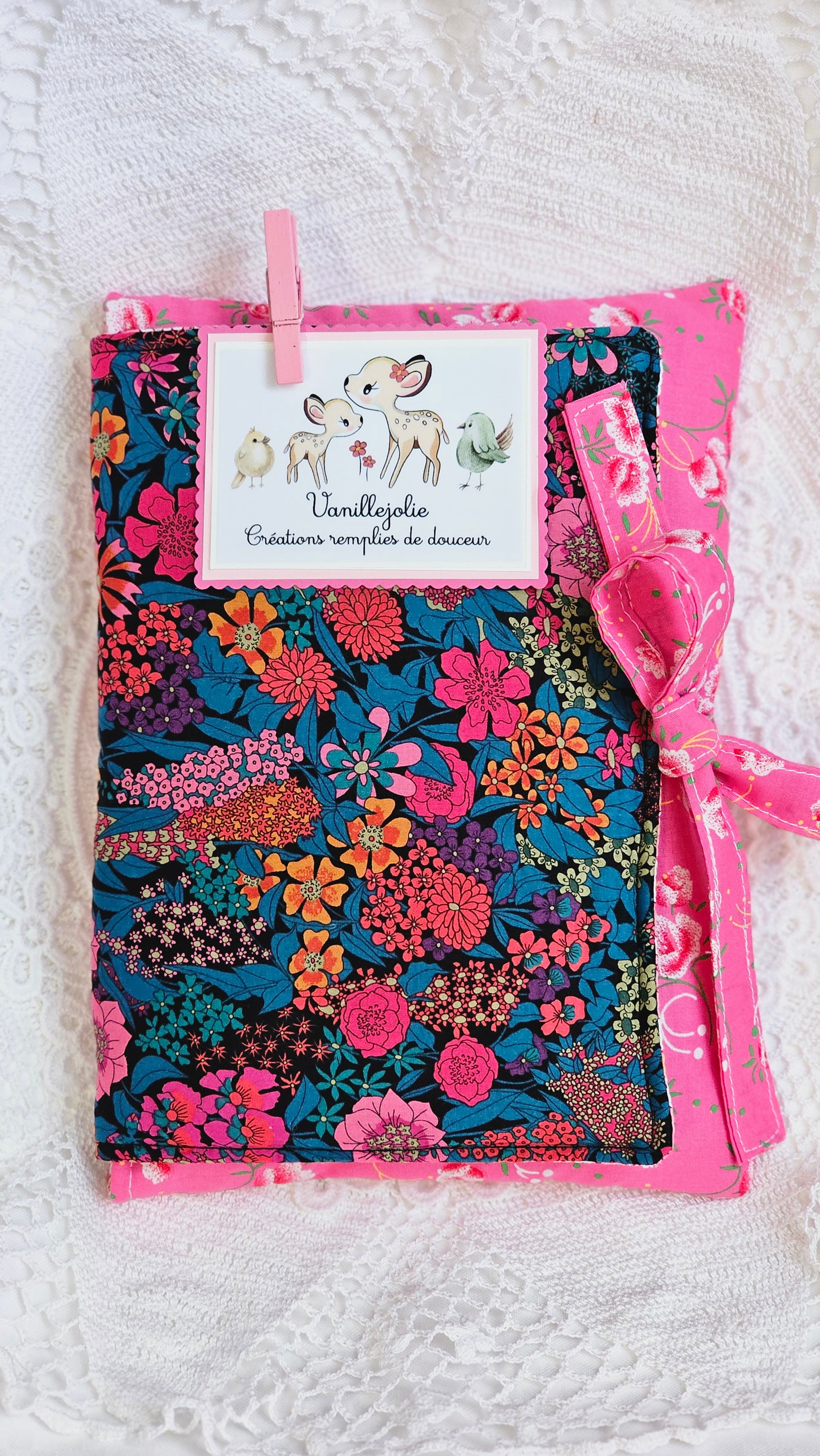 Pochette liberty pour livre de poche