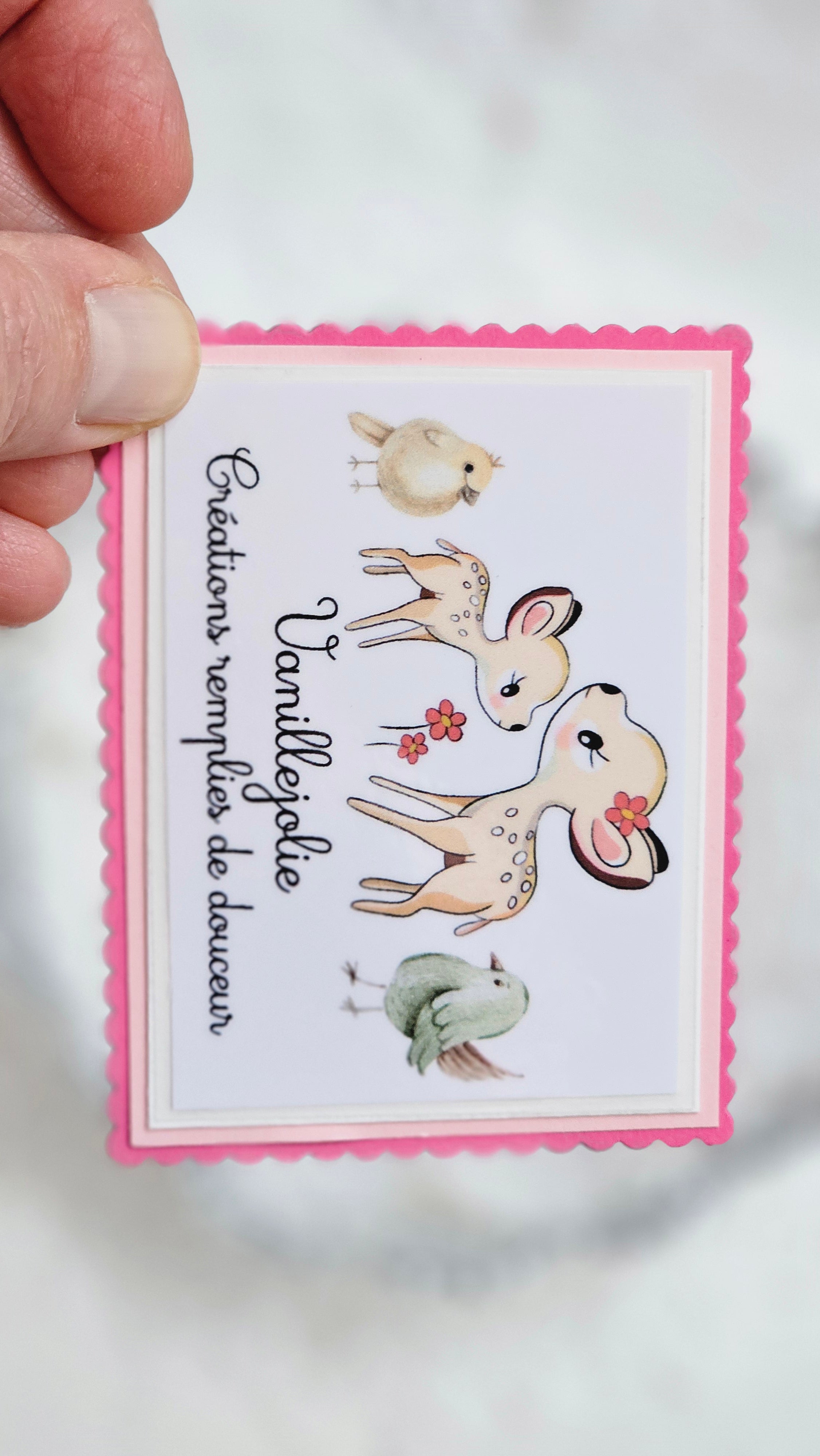 Miroir de poche Liberty et carte