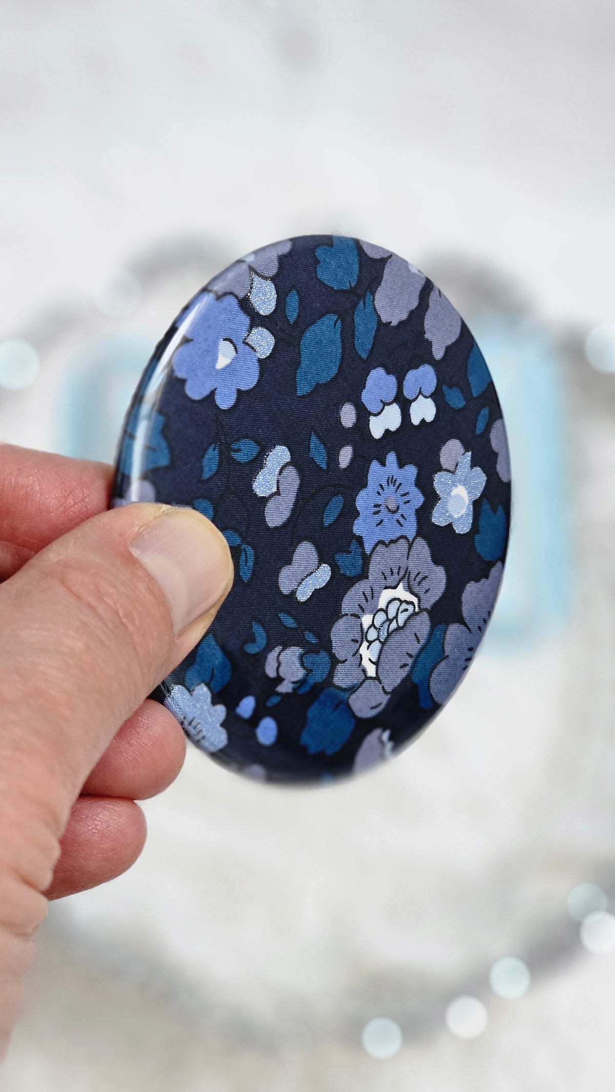 Miroir de poche Liberty et carte