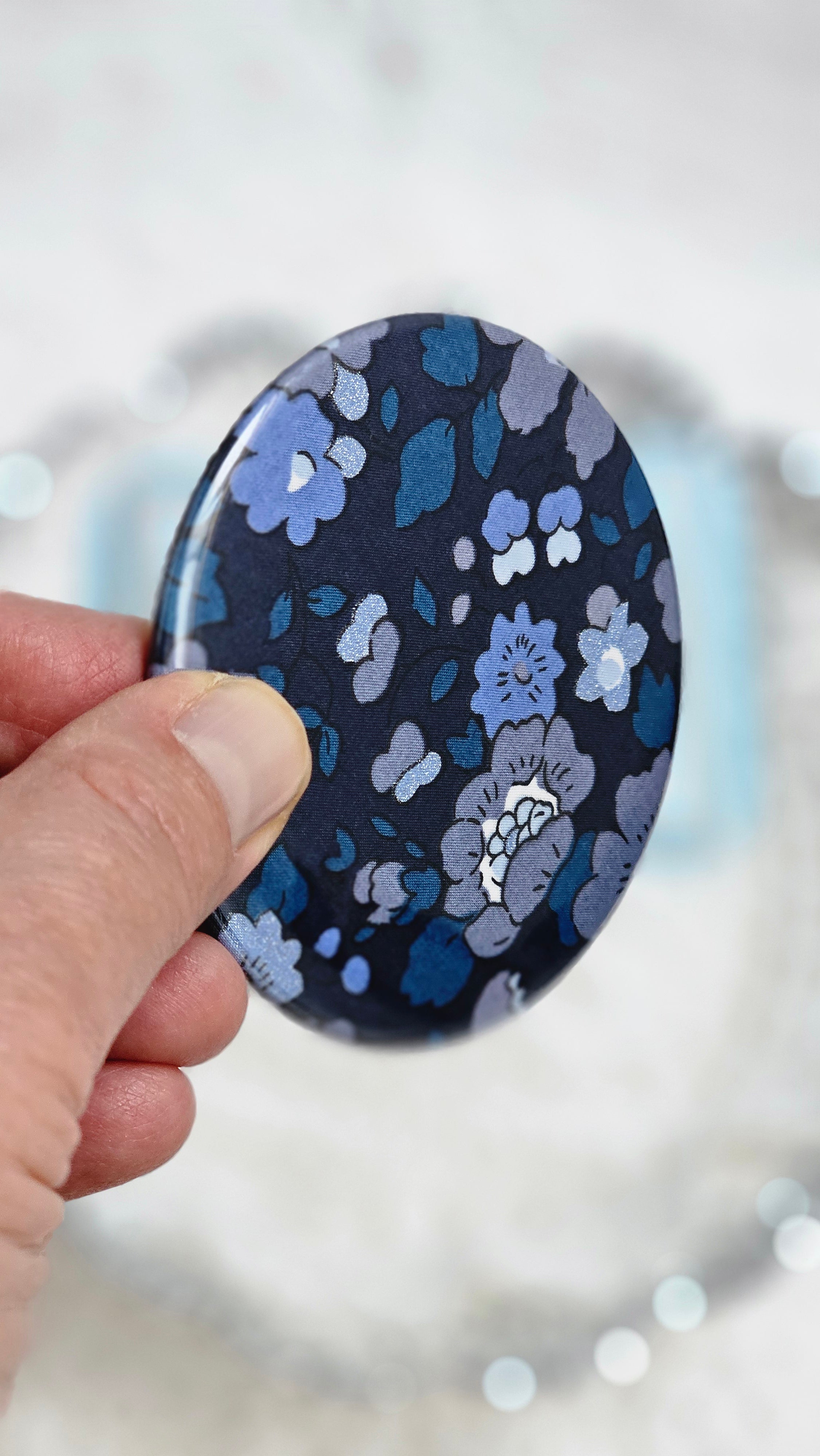 Miroir de poche Liberty et carte