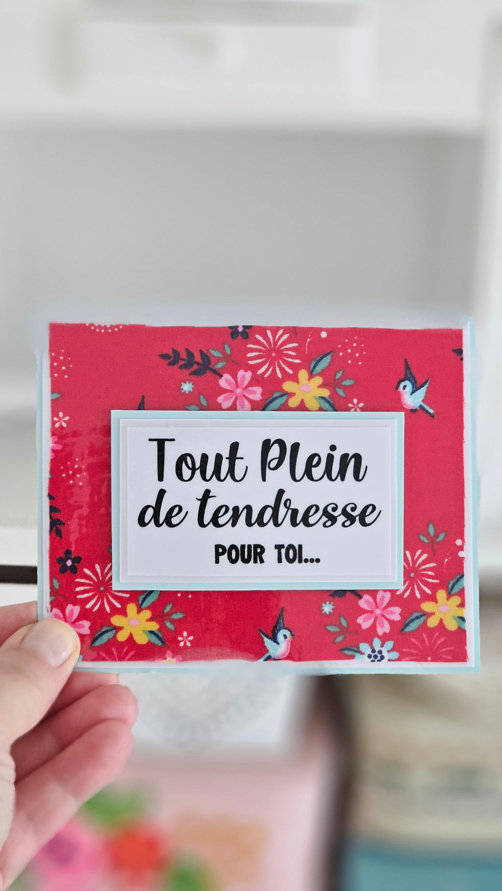 Carte papier et tissu