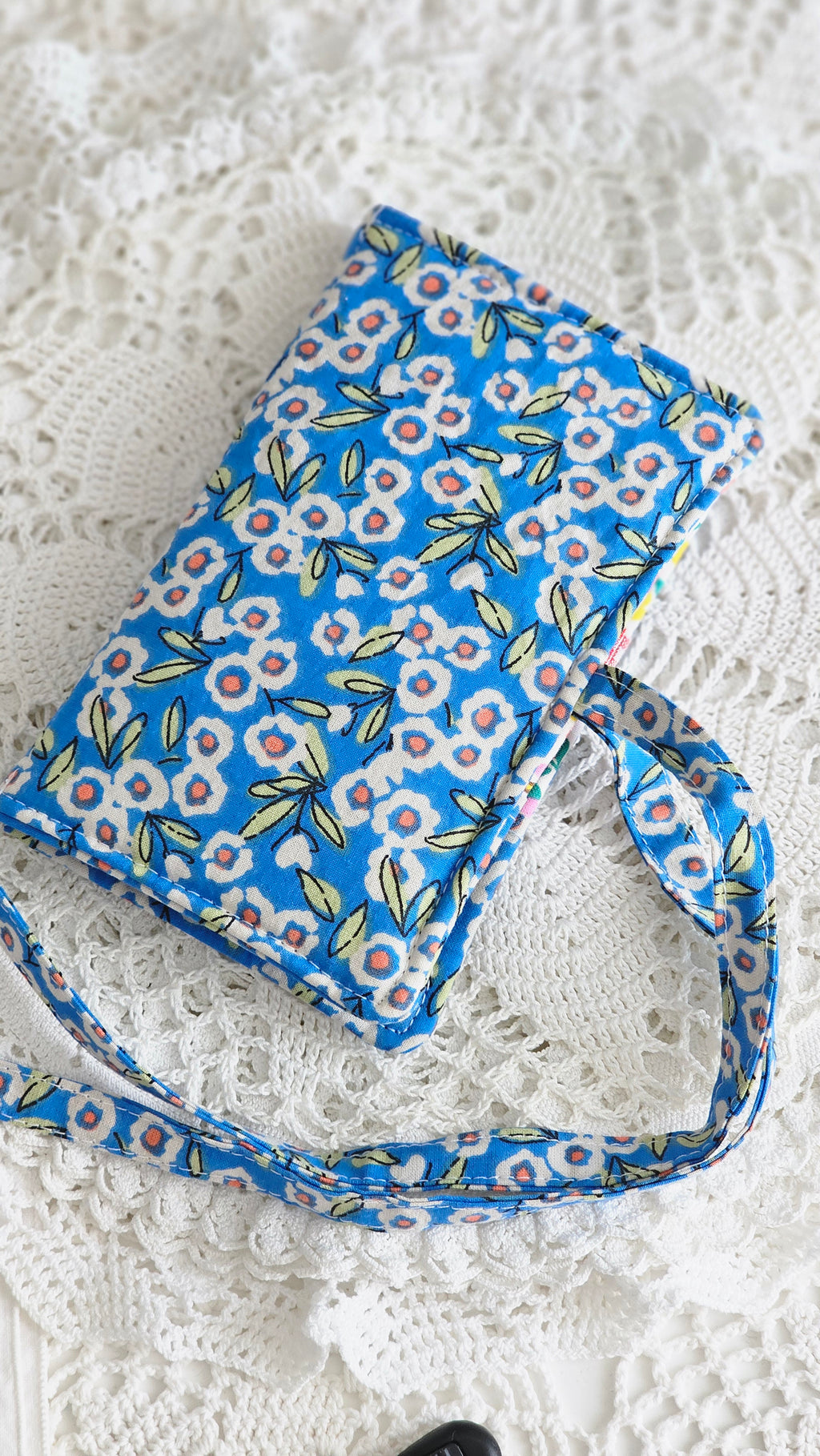 Porte sachets de thé en tissu