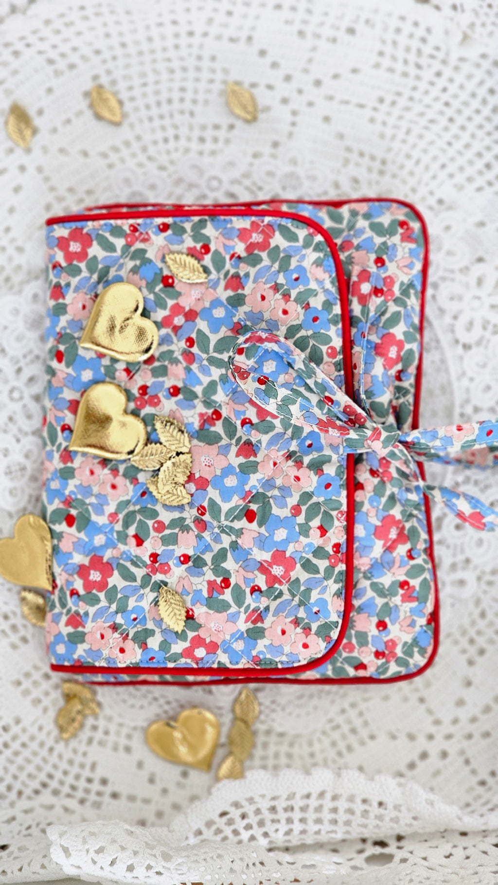 Pochette matelassée et cartes