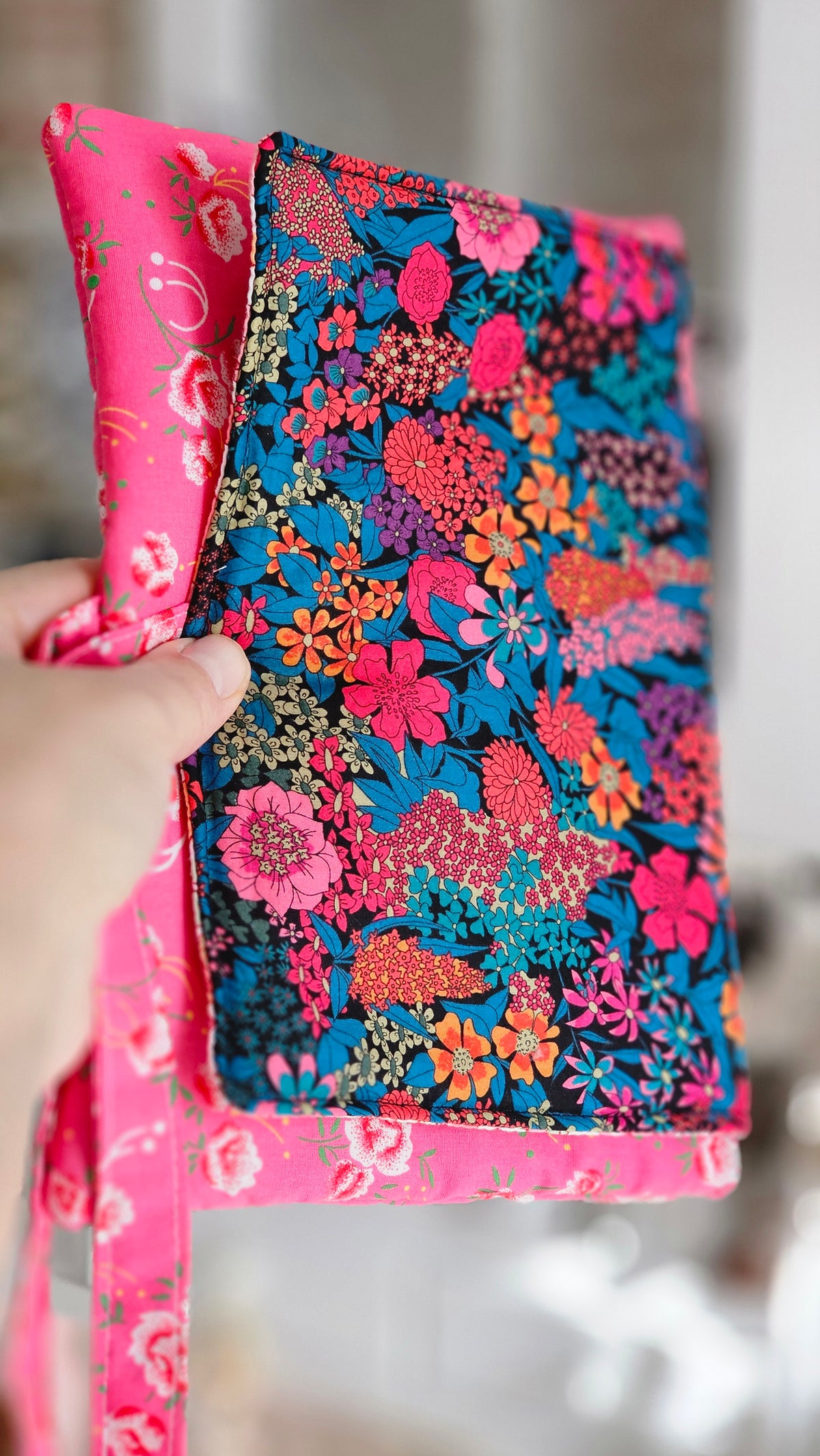 Pochette liberty pour livre de poche