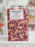 Housse tissu pour livre de poche