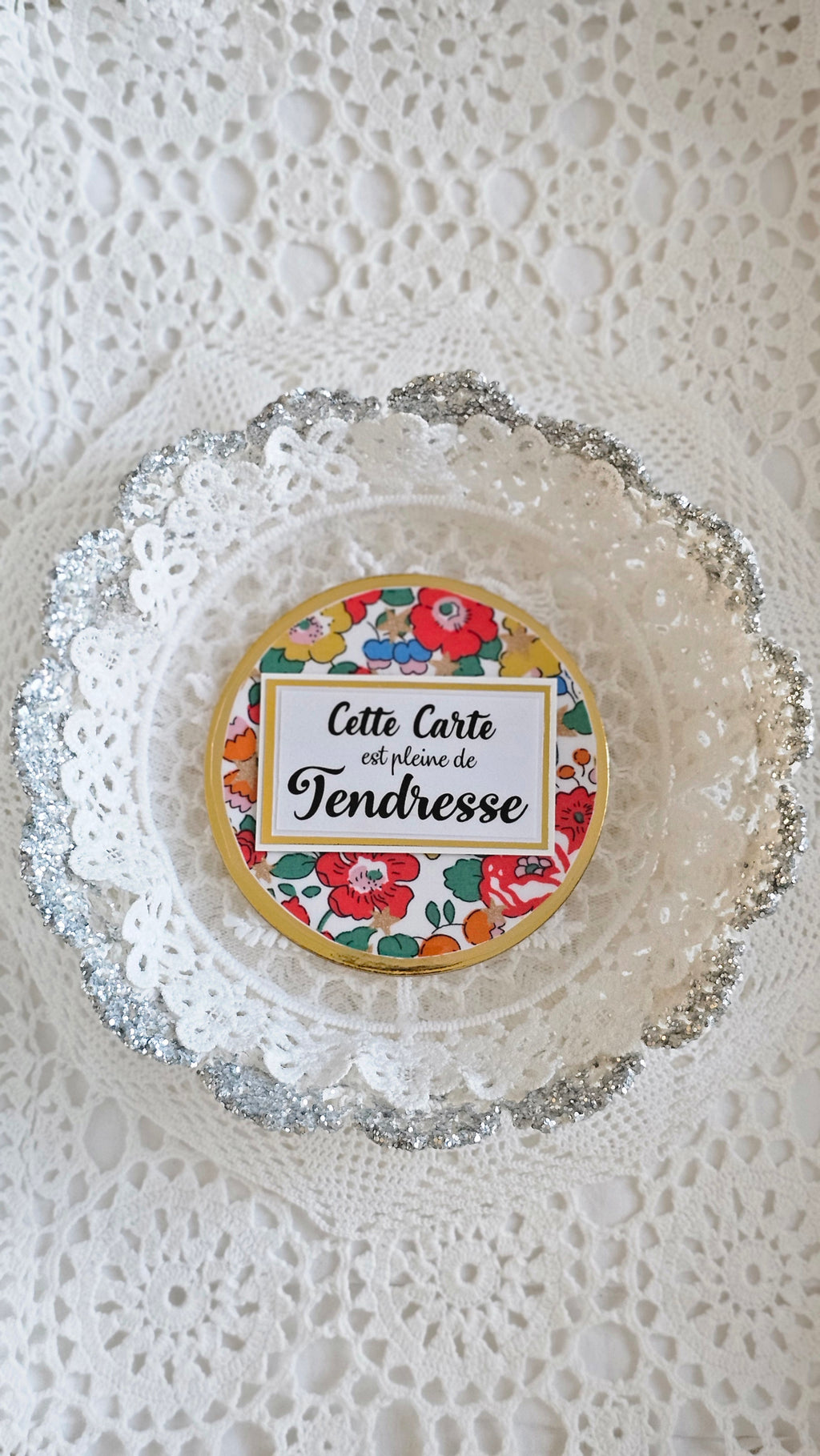 Carte ronde liberty et Papier