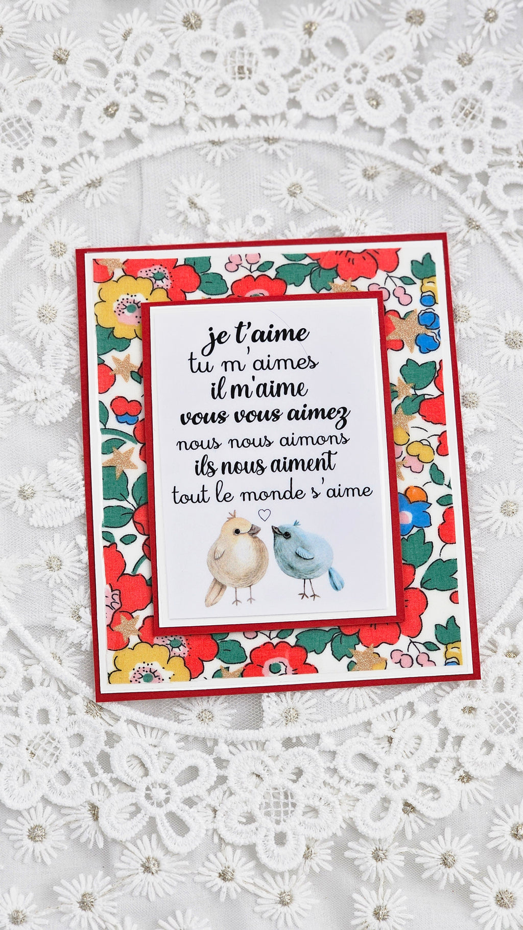 Pochette liberty et cartes