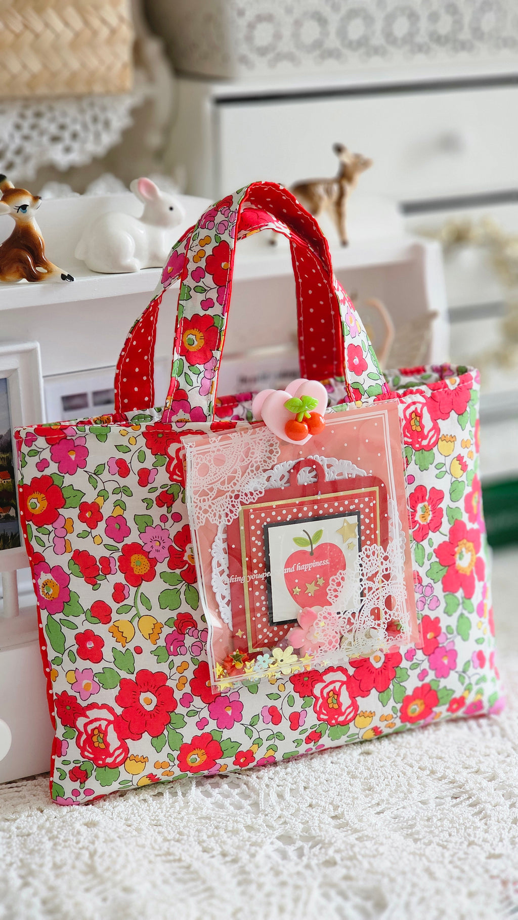Pochette liberty pour livre de poche