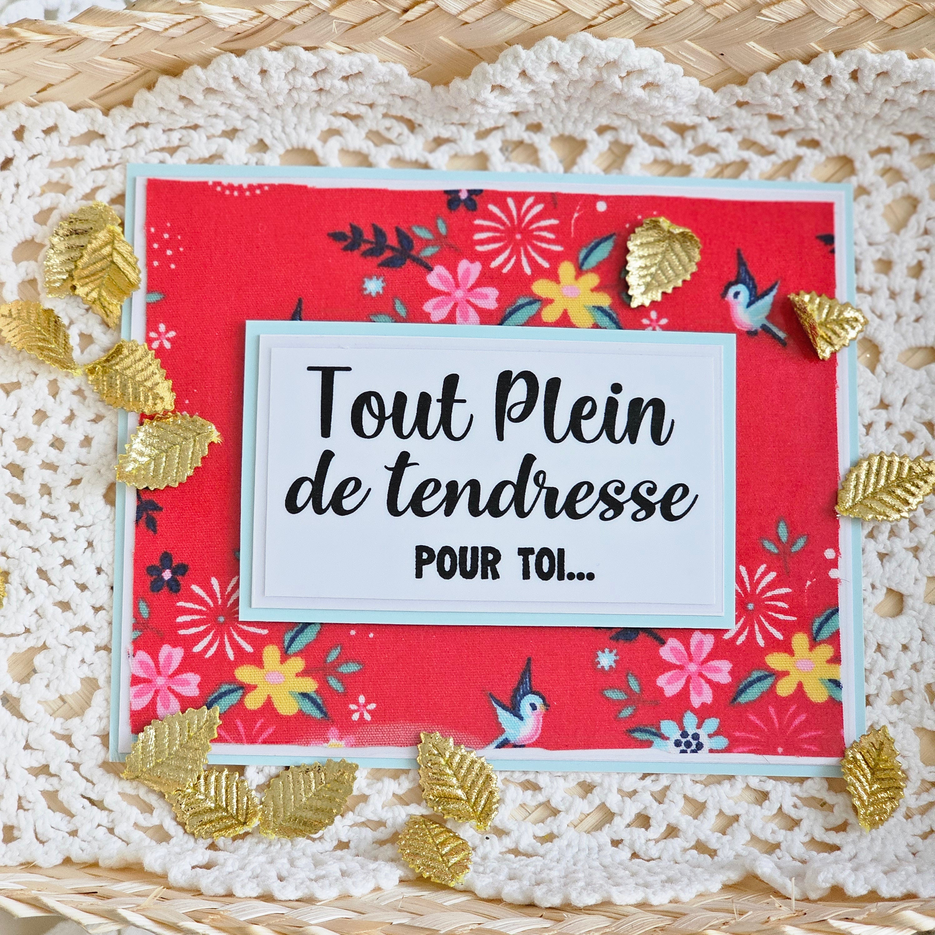 Carte papier et tissu
