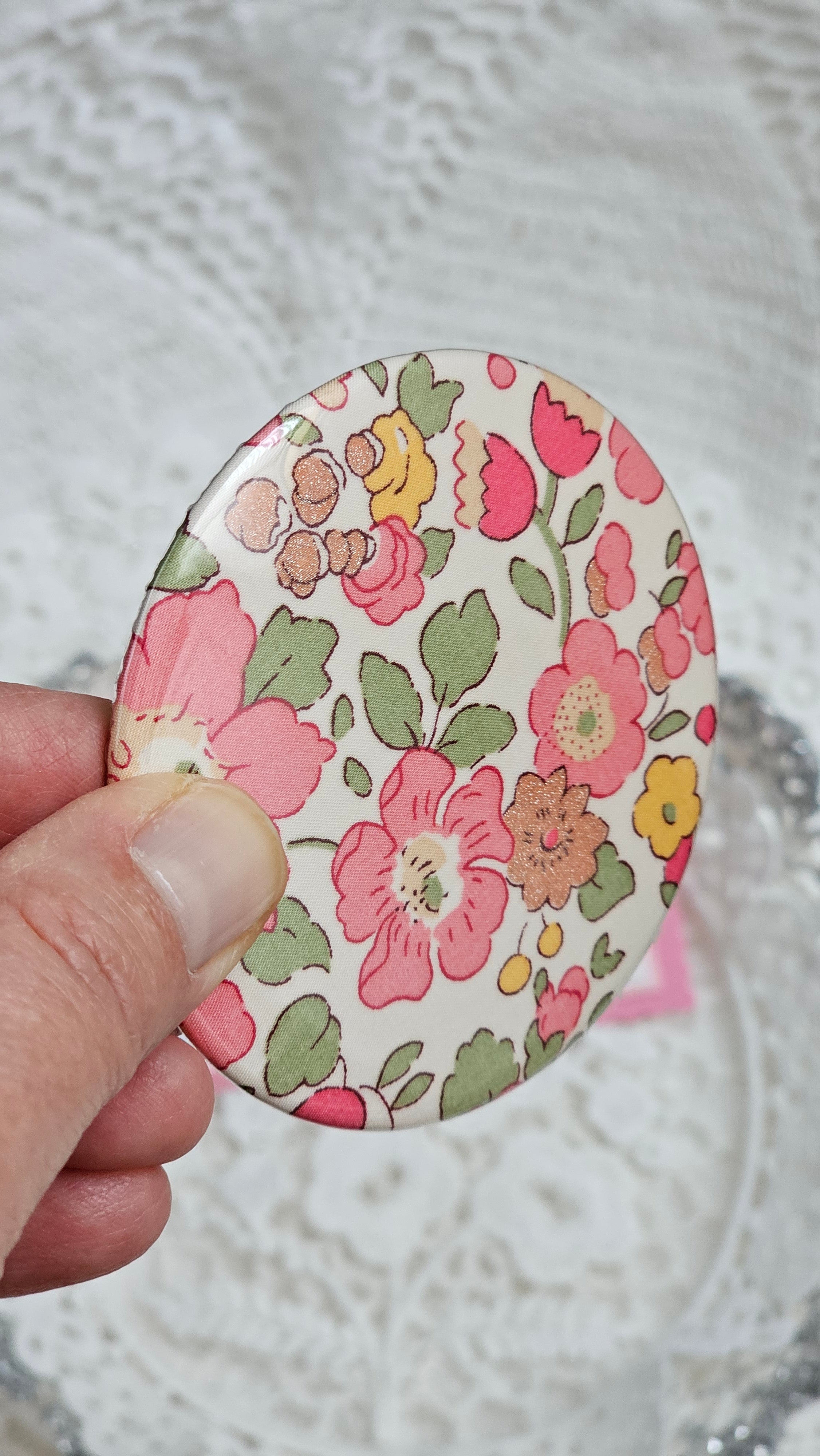 Miroir de poche Liberty et carte