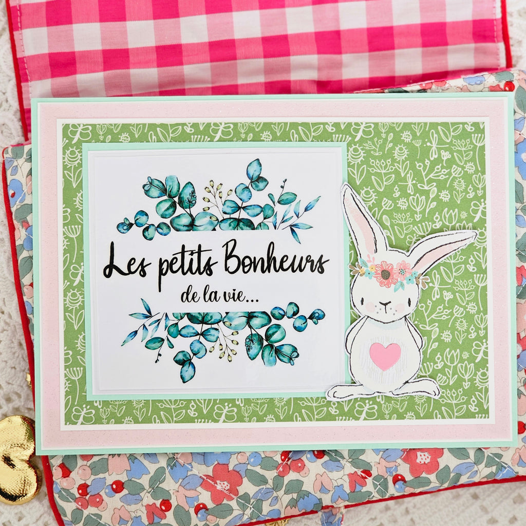 Pochette matelassée et cartes