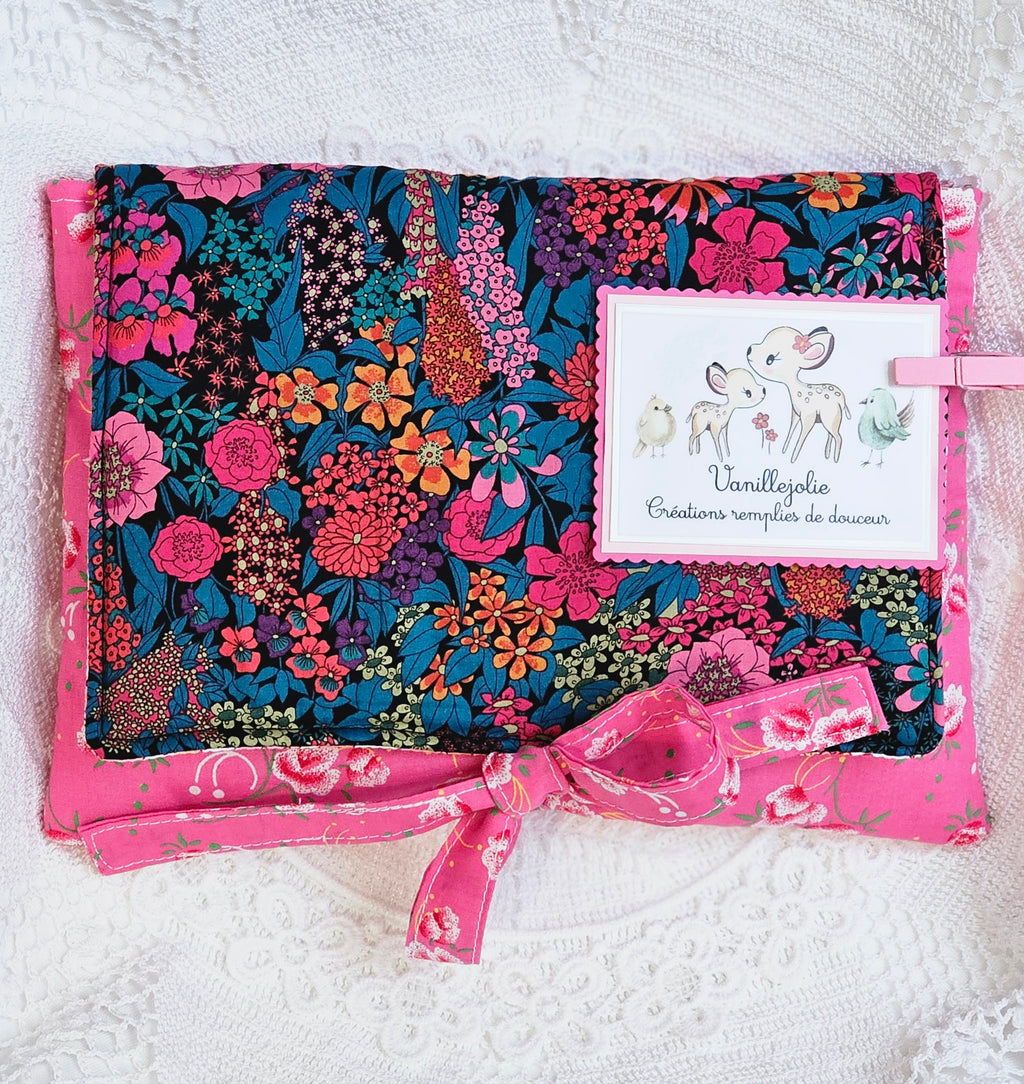 Pochette liberty pour livre de poche