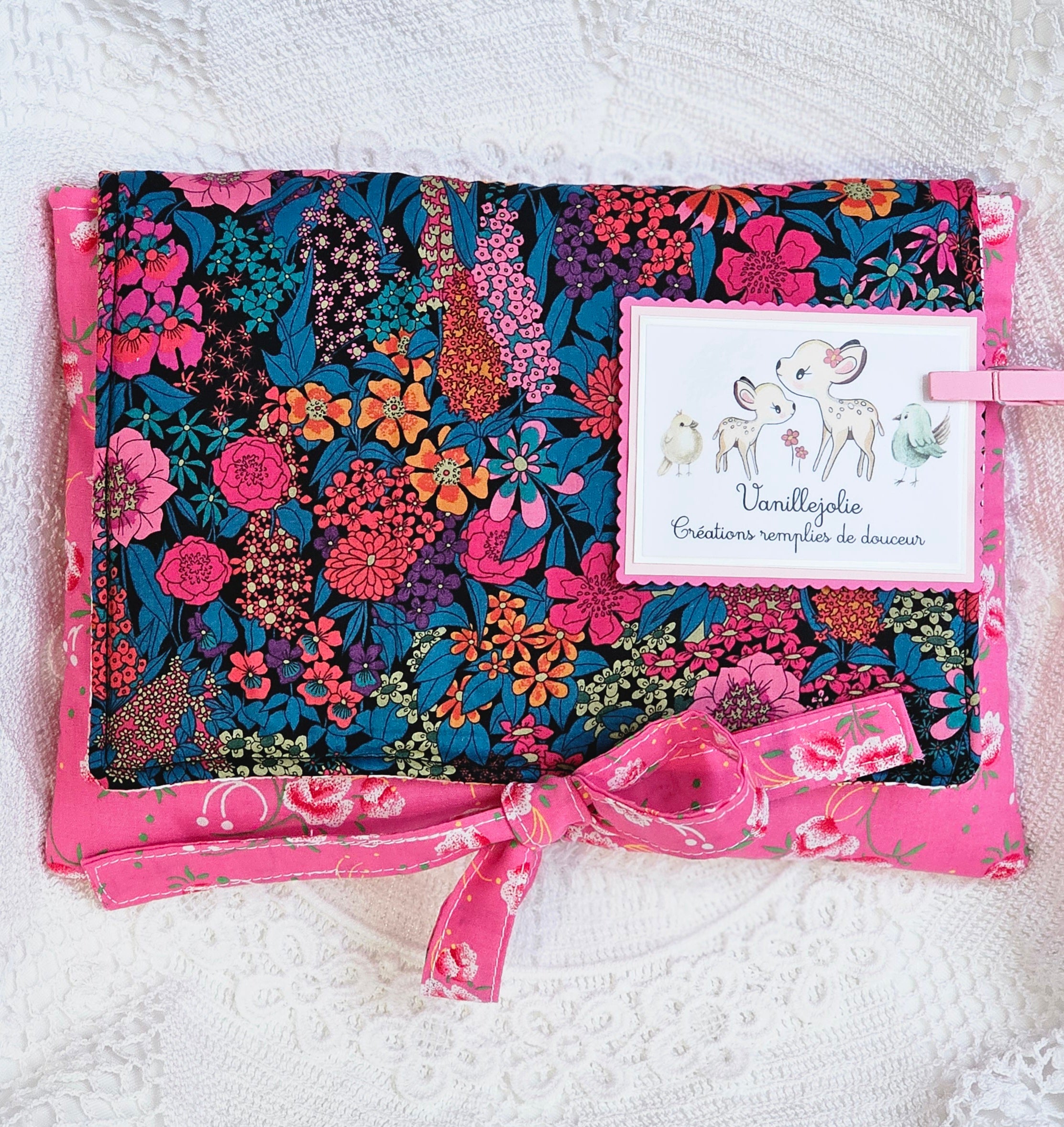 Pochette liberty pour livre de poche