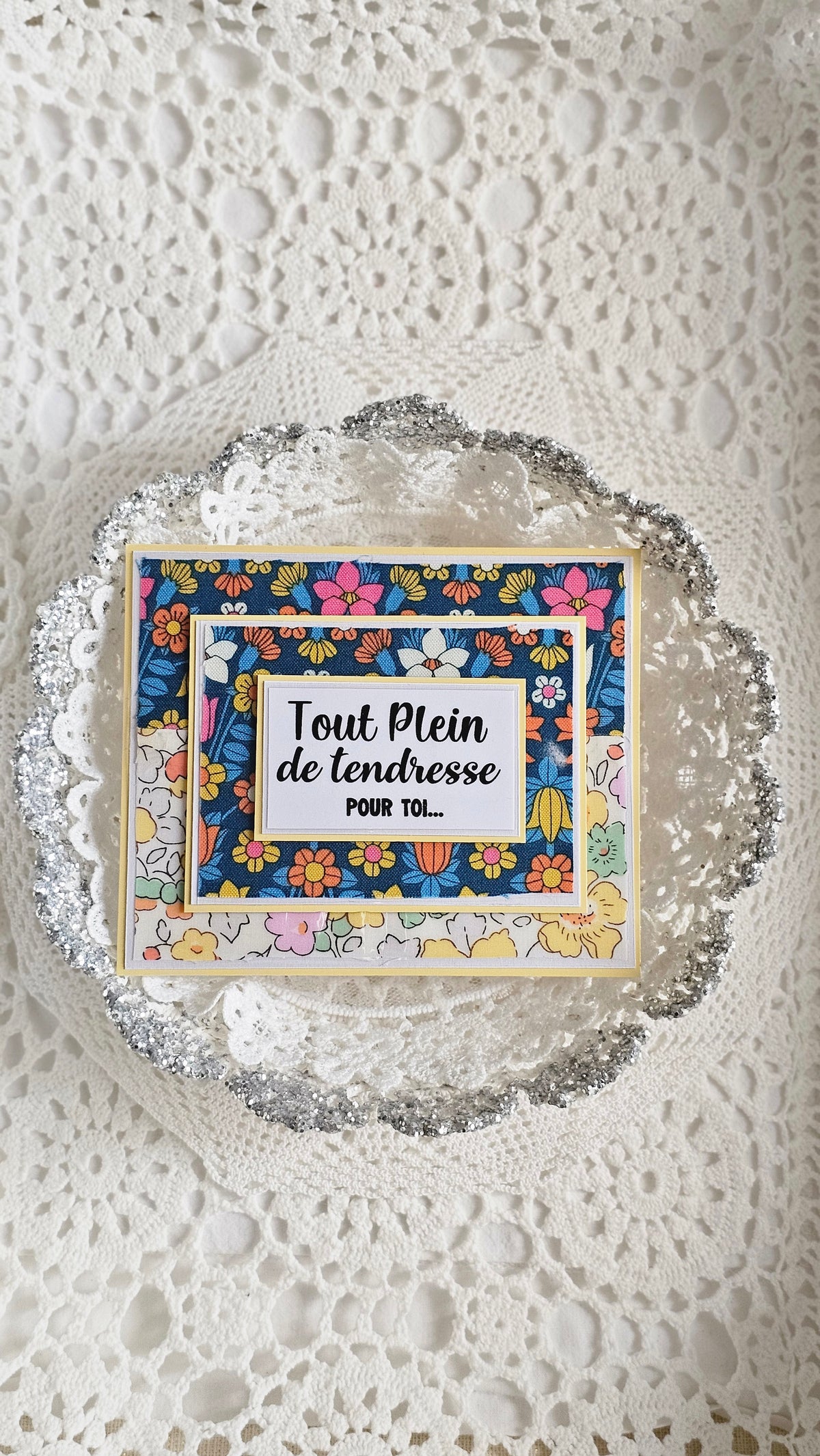 Carte tissu liberty