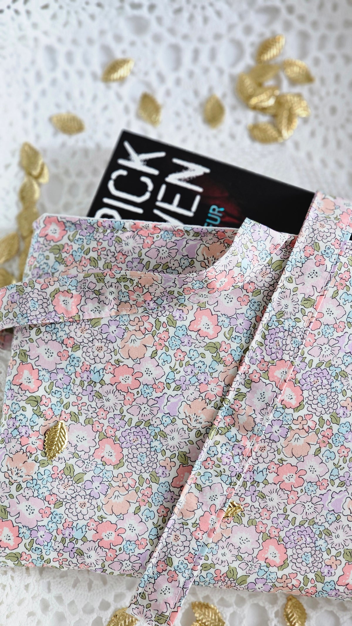 Pochette liberty pour livre de poche
