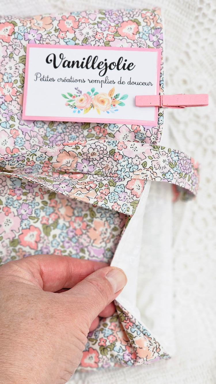 Pochette liberty pour livre de poche