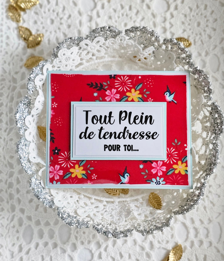 Carte papier et tissu