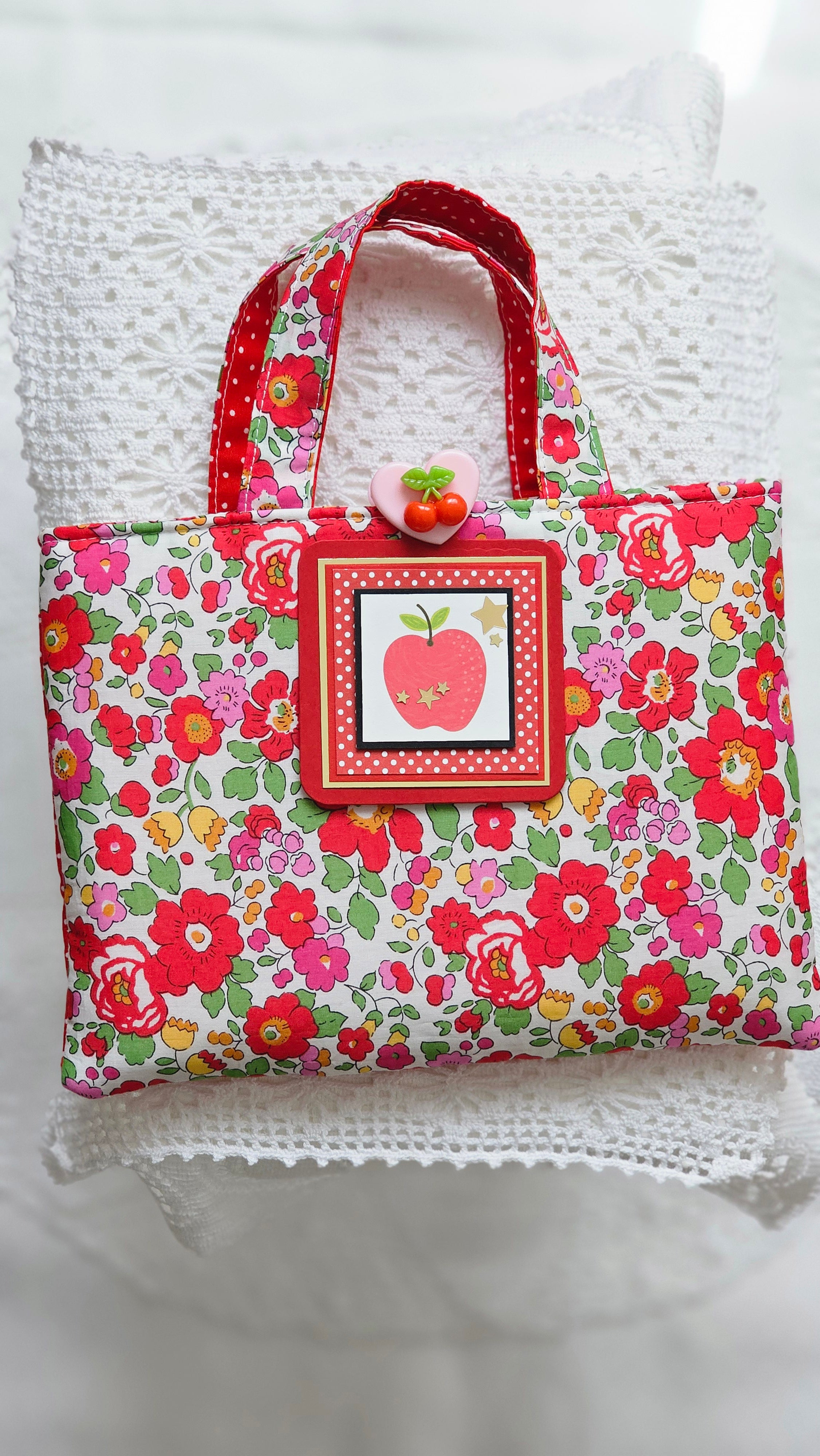 Pochette liberty pour livre de poche