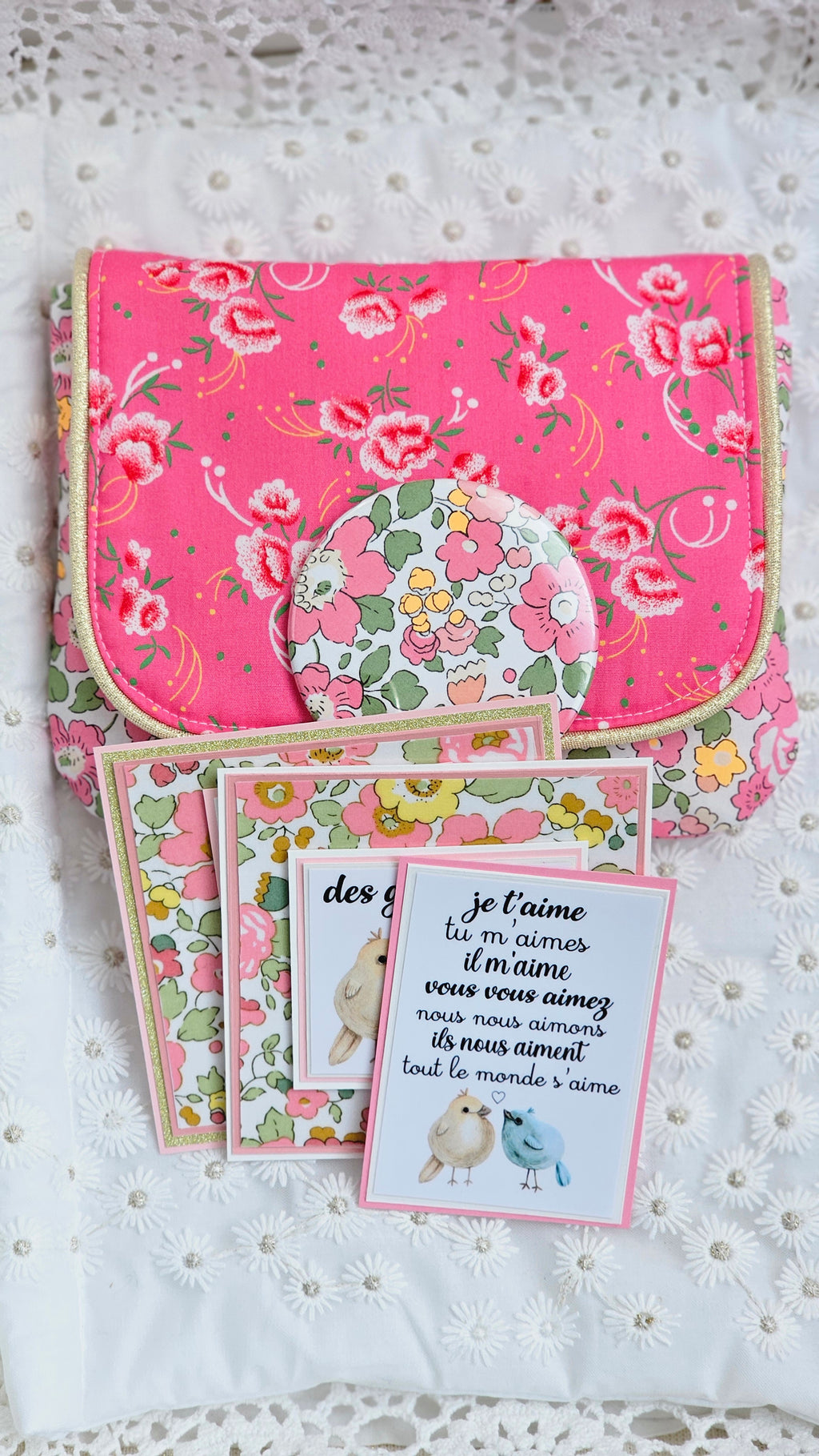 Pochette liberty et cartes