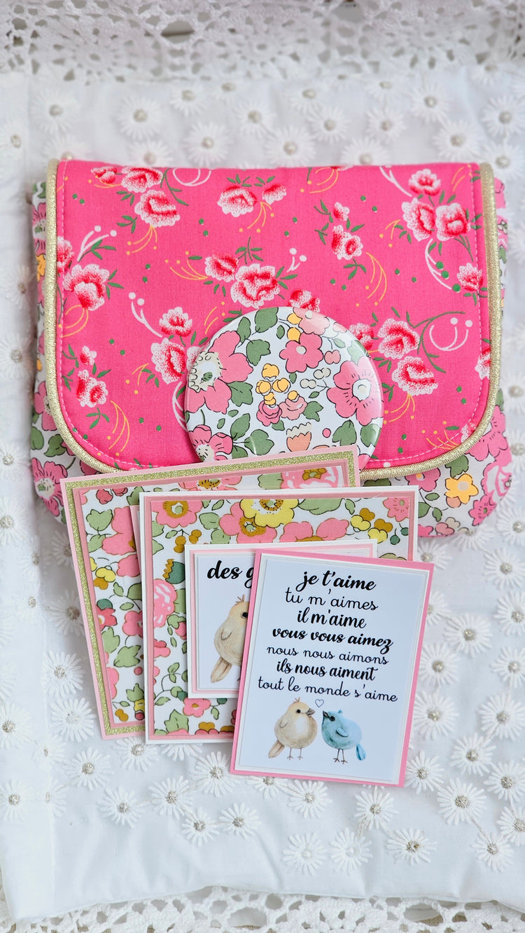 Pochette liberty et cartes