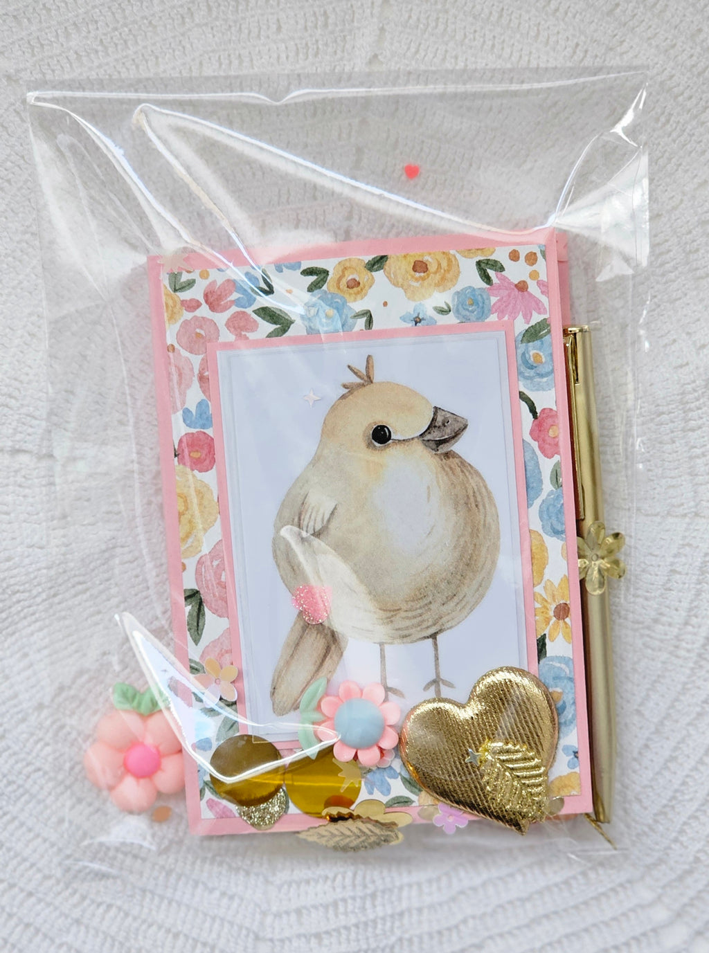 Carnet carte oiseau