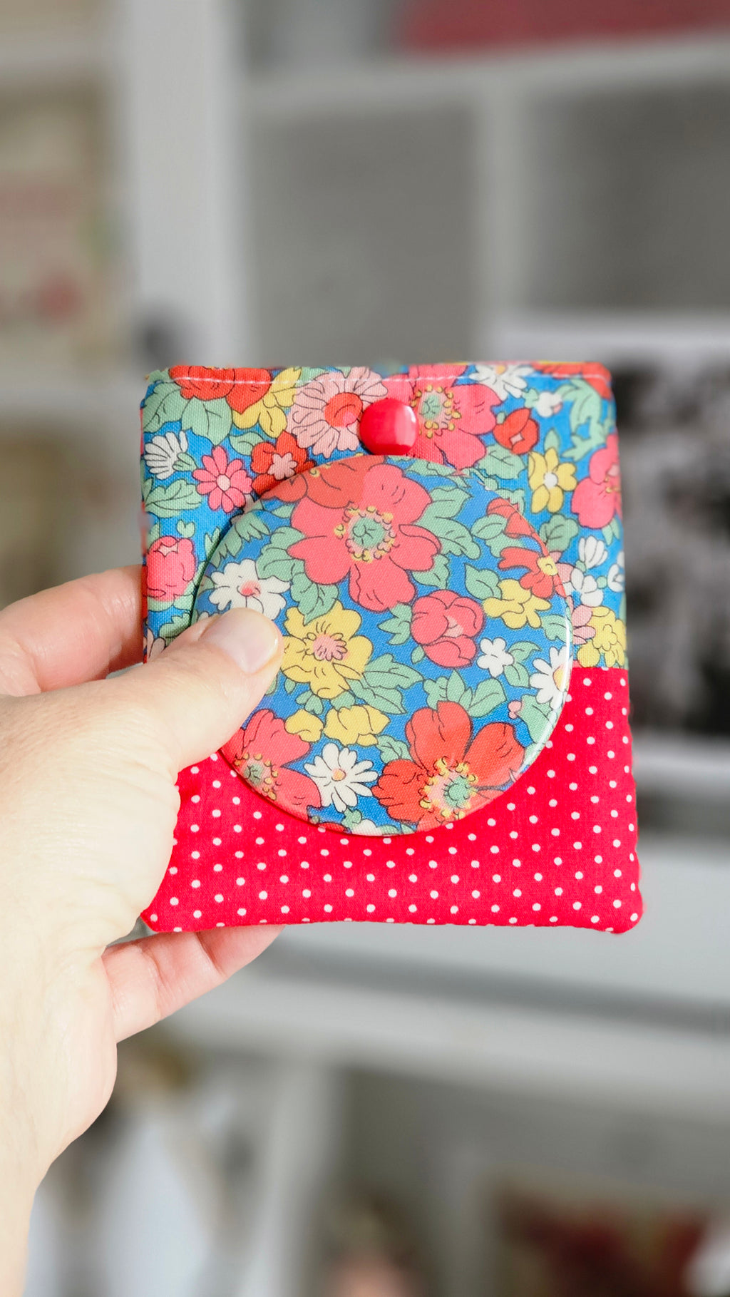 Magnets liberty et pochette tissu