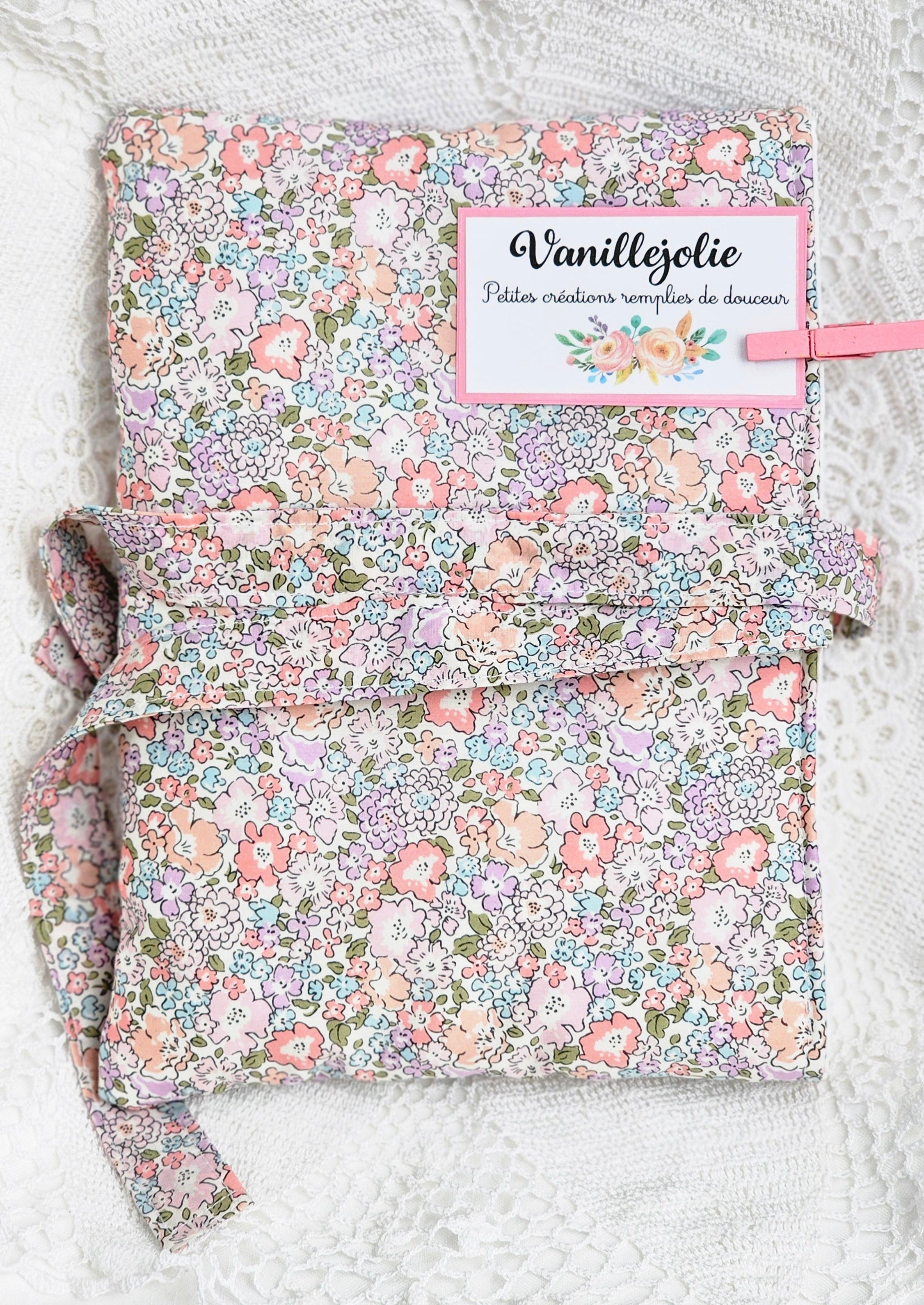 Pochette liberty pour livre de poche