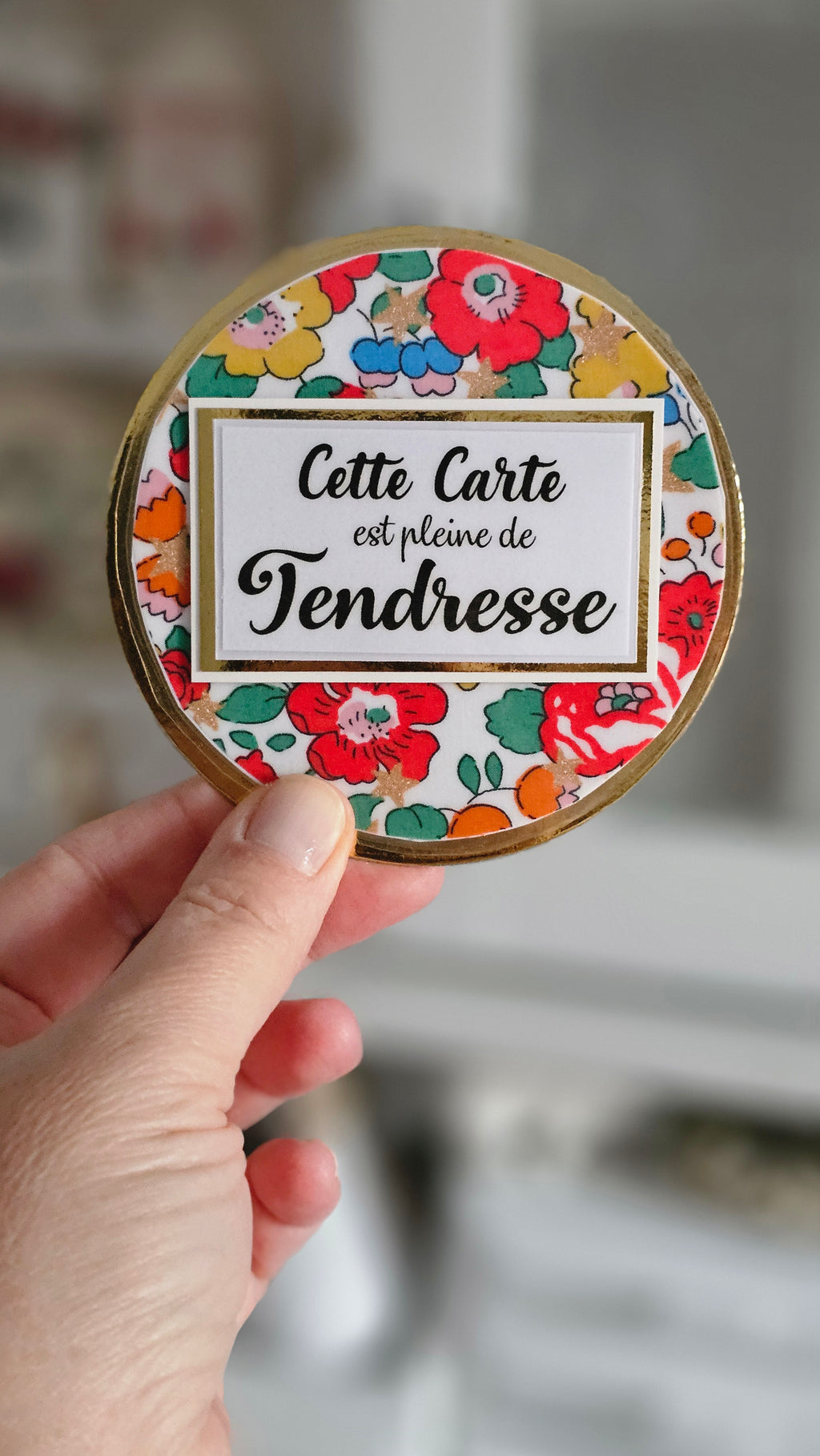 Carte ronde liberty et Papier