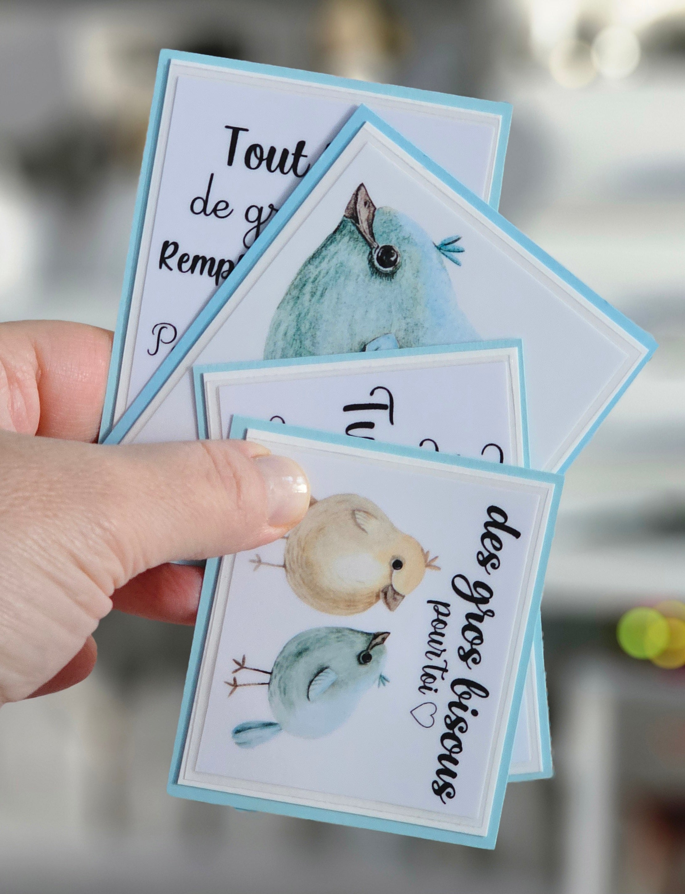 Pochette à savon liberty et cartes