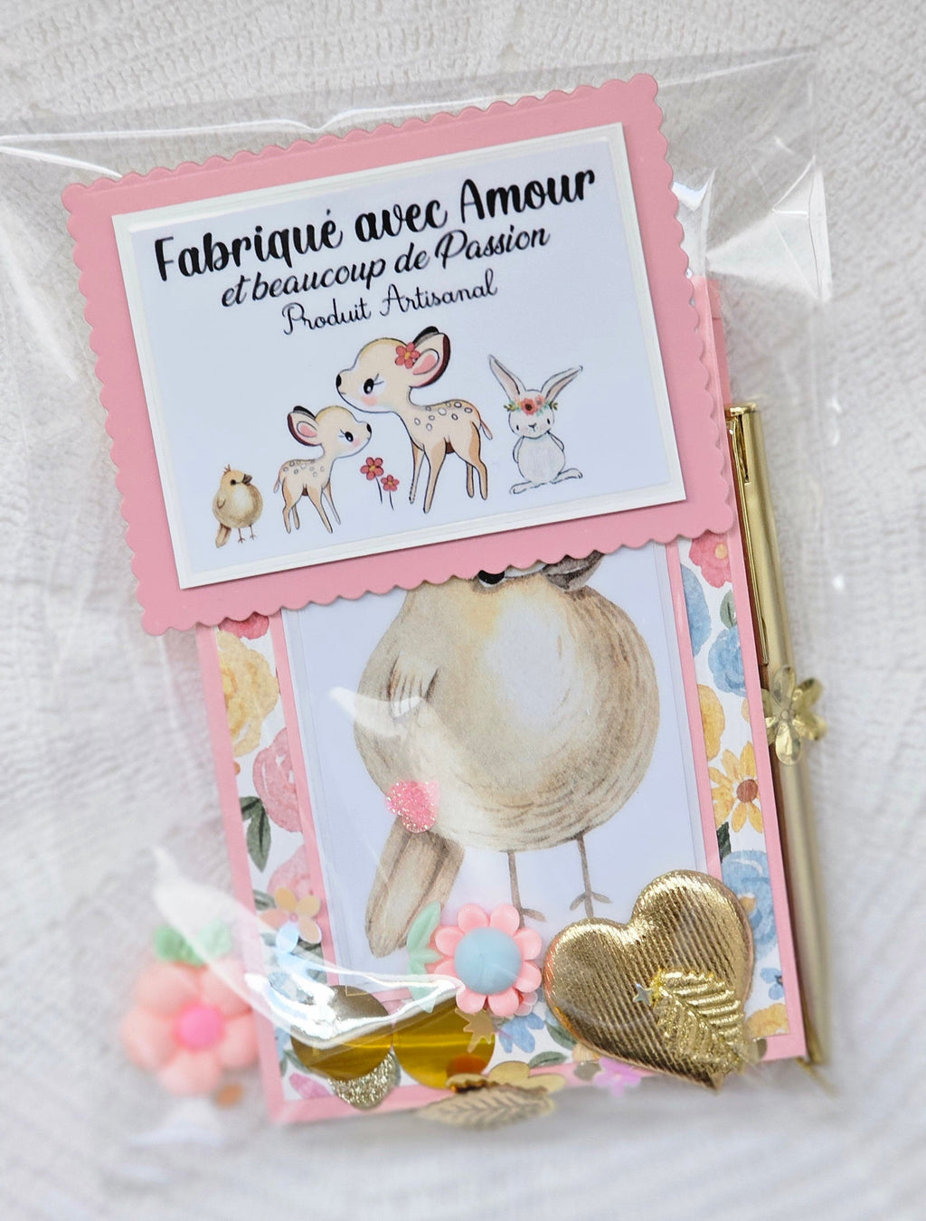 Carnet carte oiseau