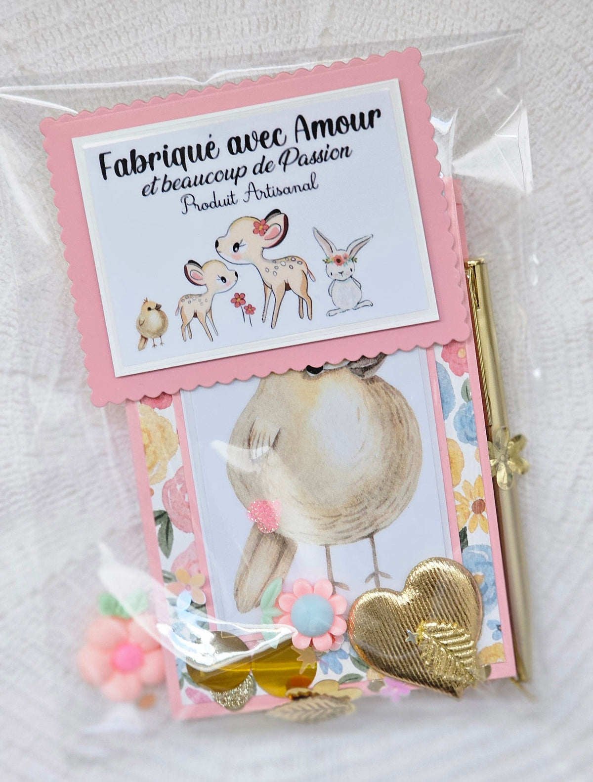 Carnet carte oiseau