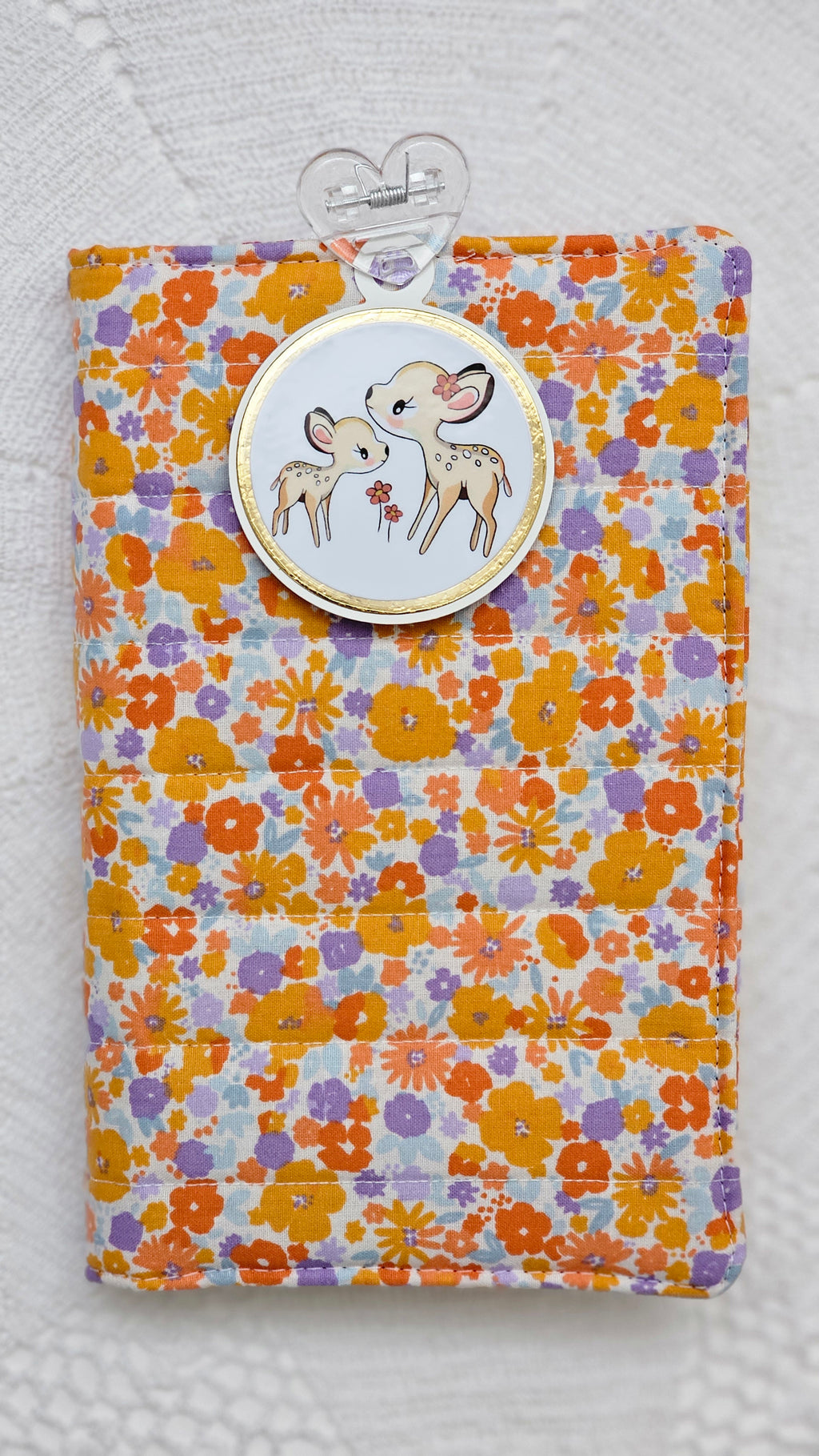 Housse tissu pour livre de poche