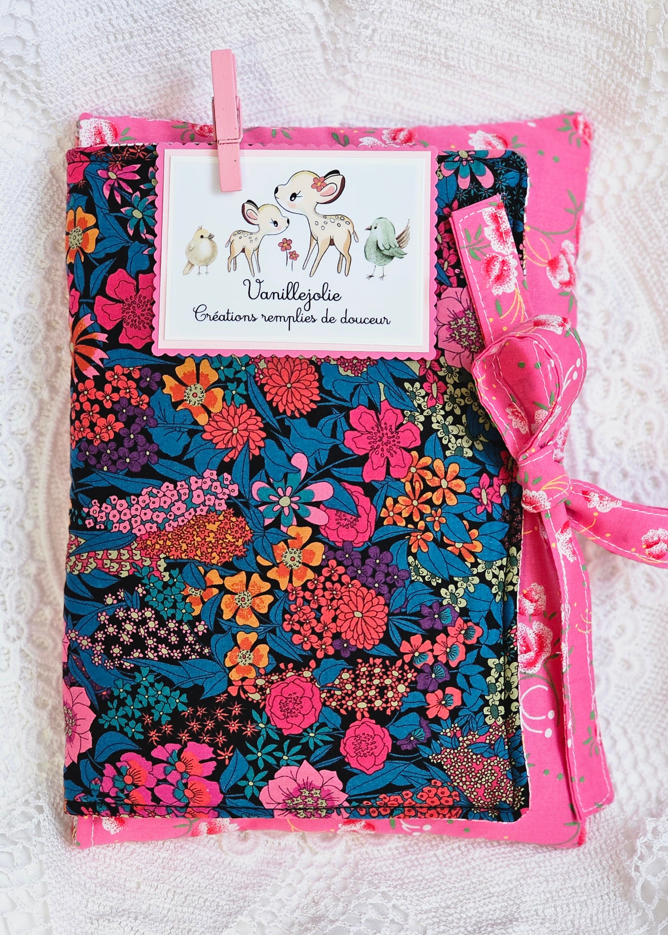 Pochette liberty pour livre de poche