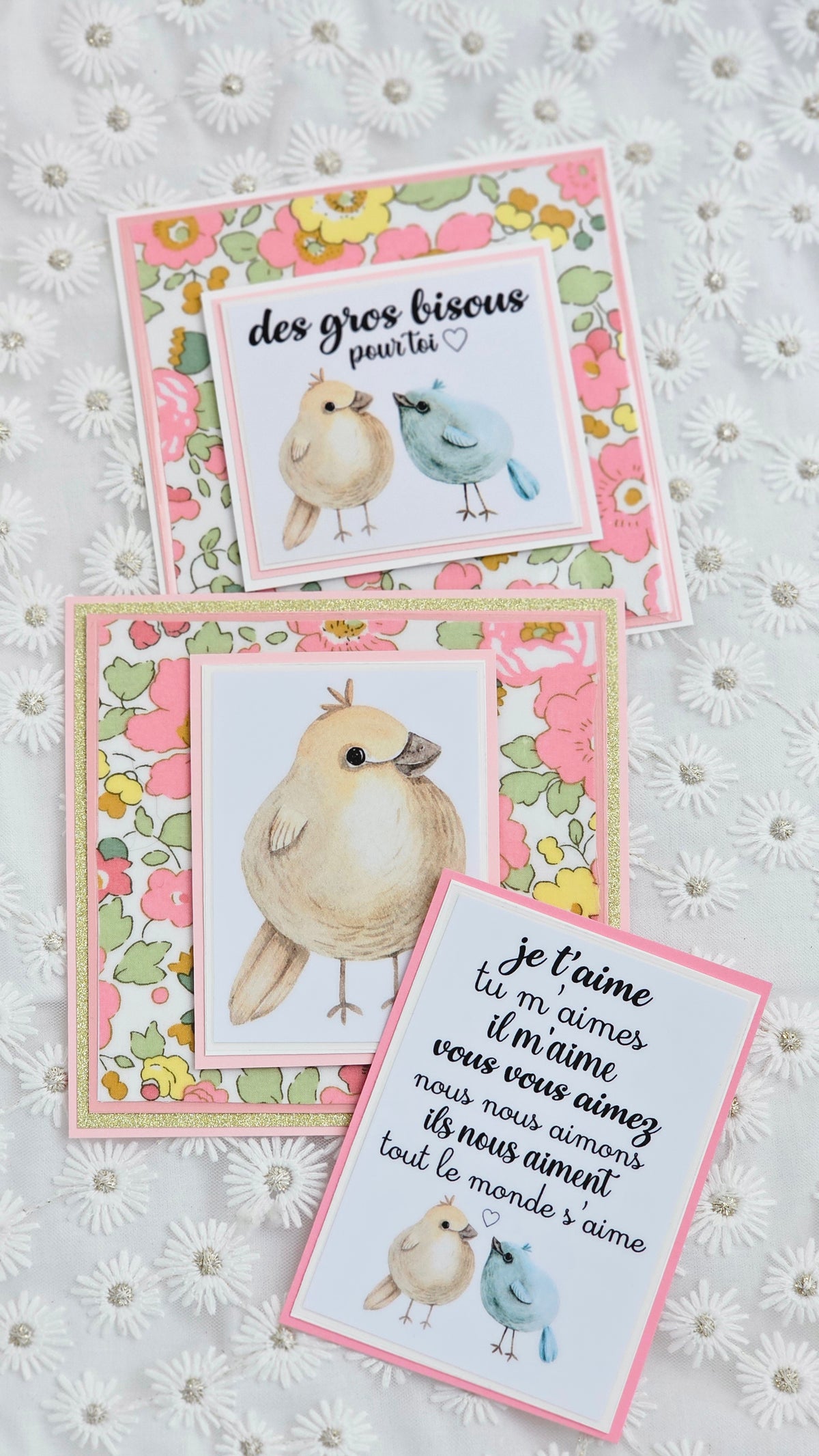 Pochette liberty et cartes