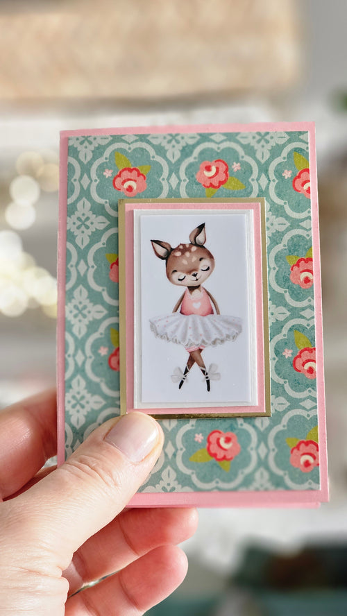 Carte avec petit carnet