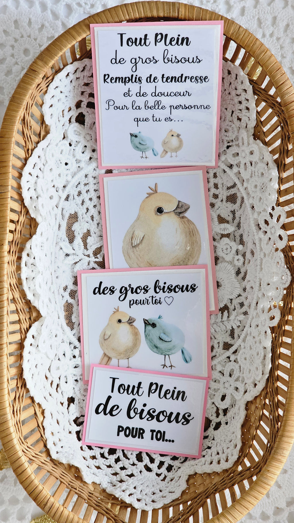 Mini tote bag et cartes