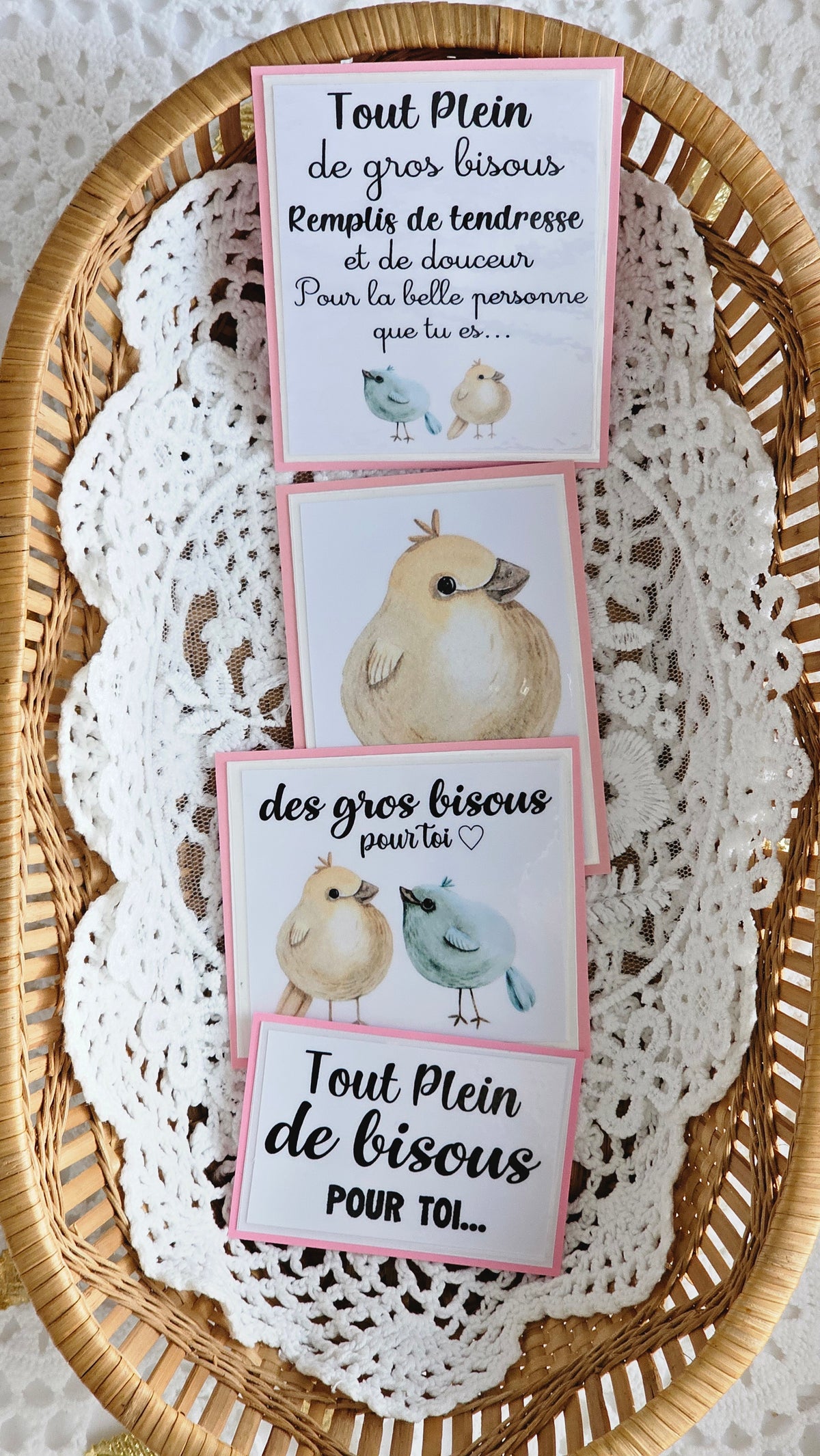 Mini tote bag et cartes