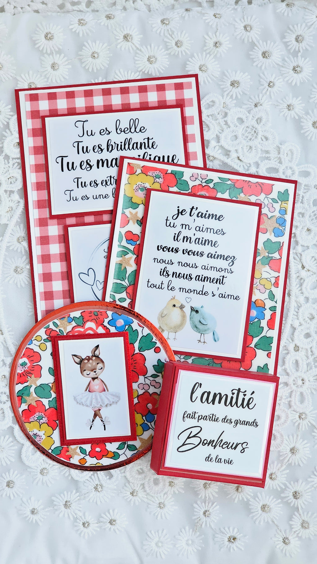 Pochette liberty et cartes