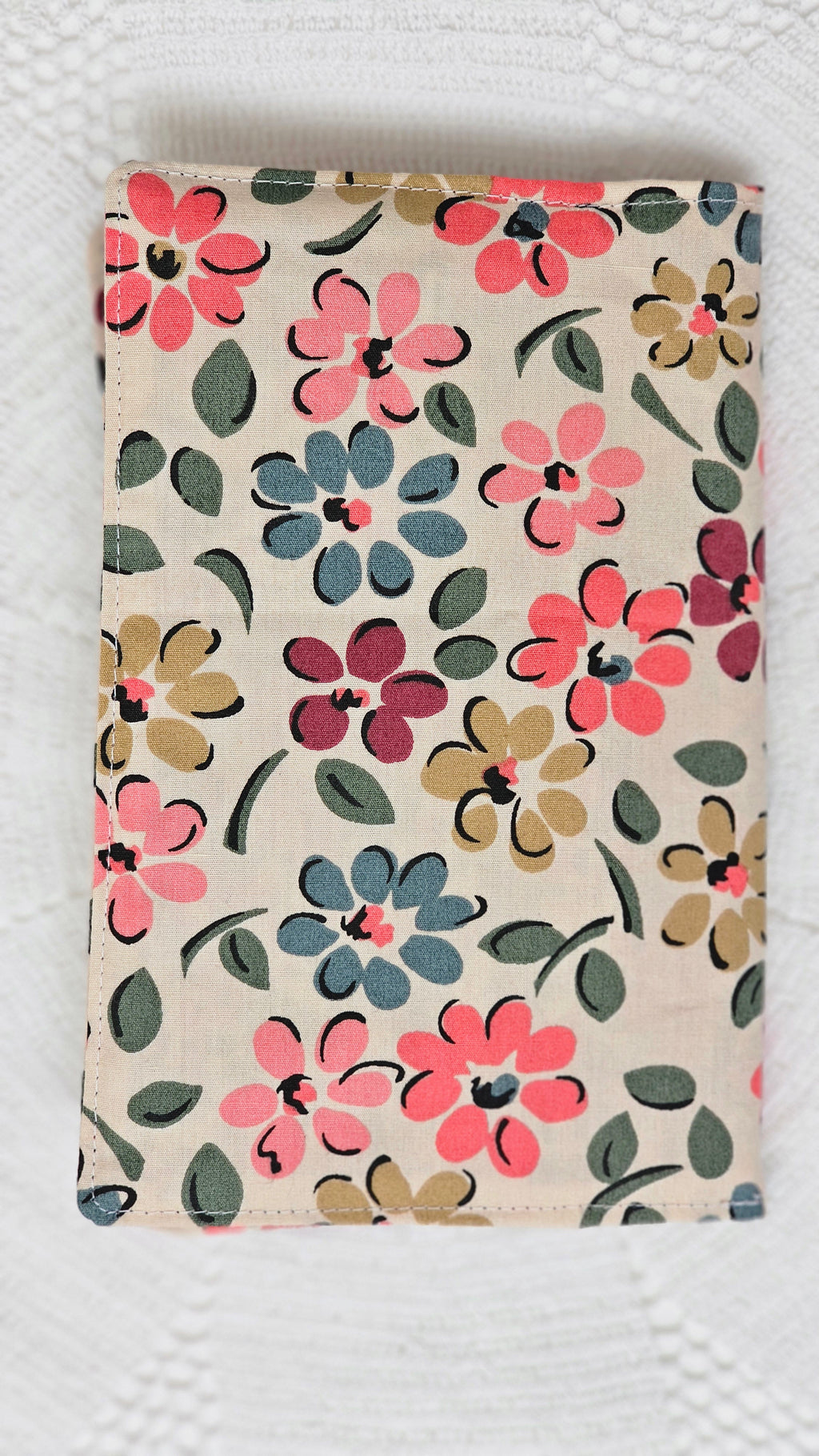 Housse tissu pour livre de poche